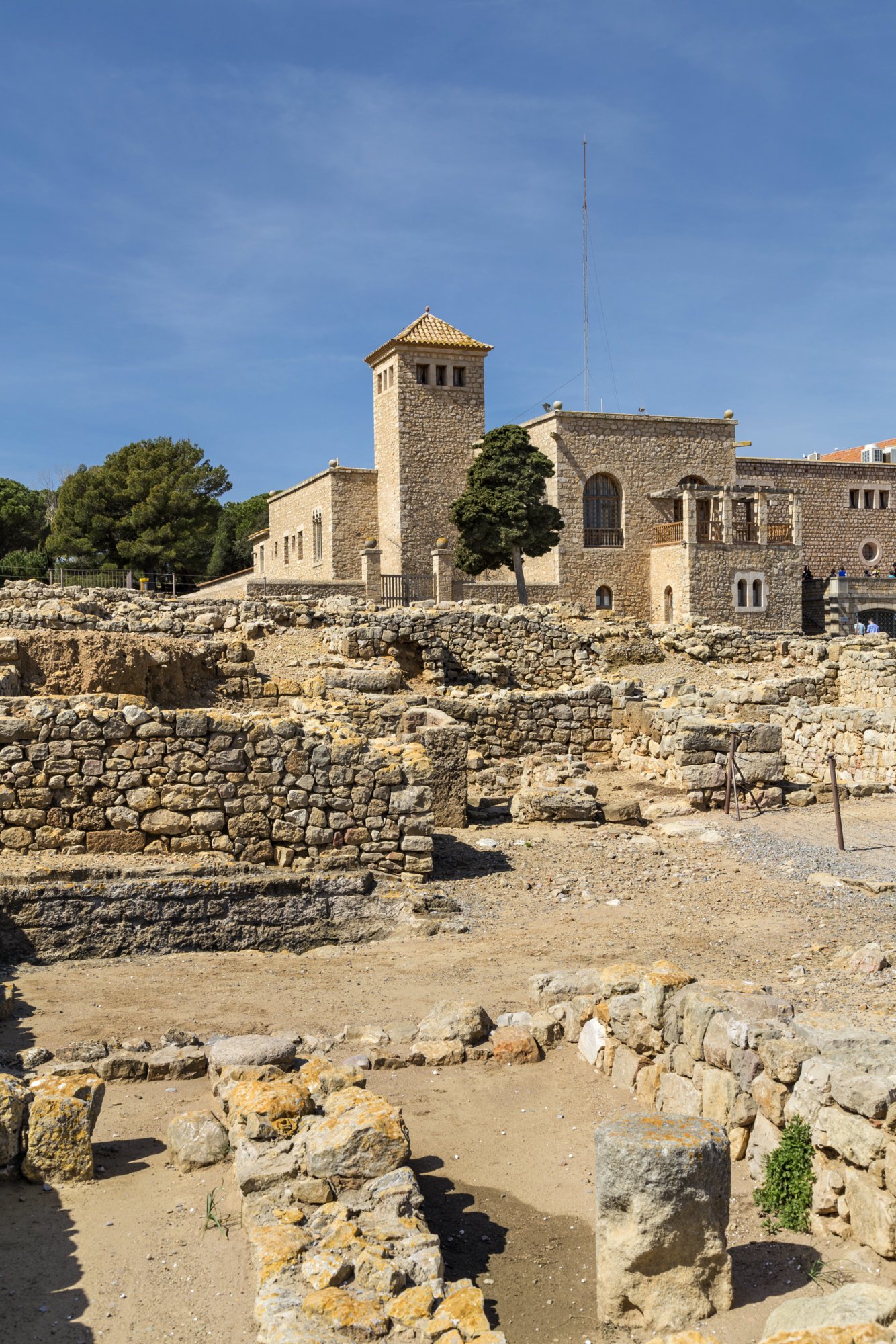 Old greek ruins in Catalonia