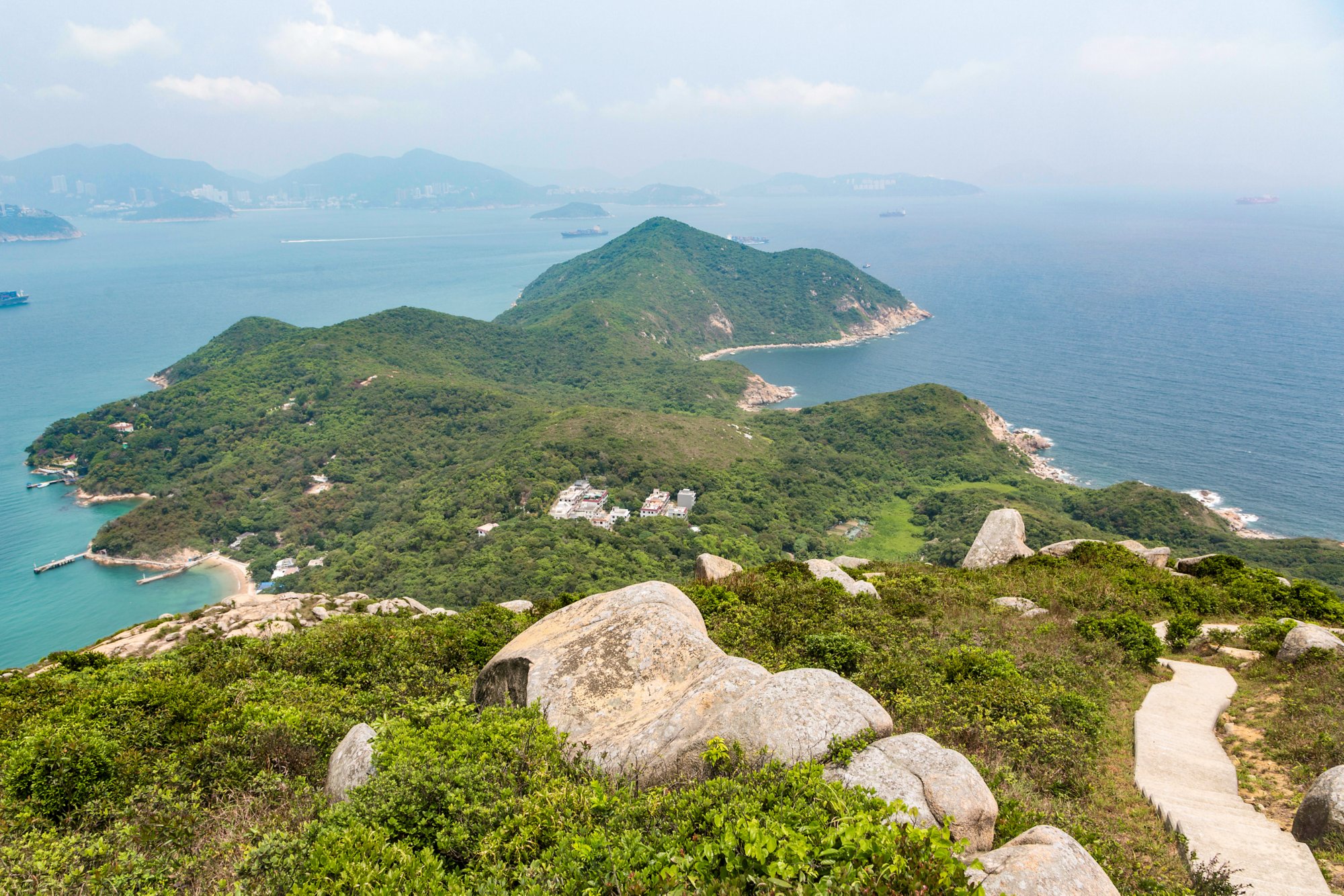 Hongkongs natürliche Seite