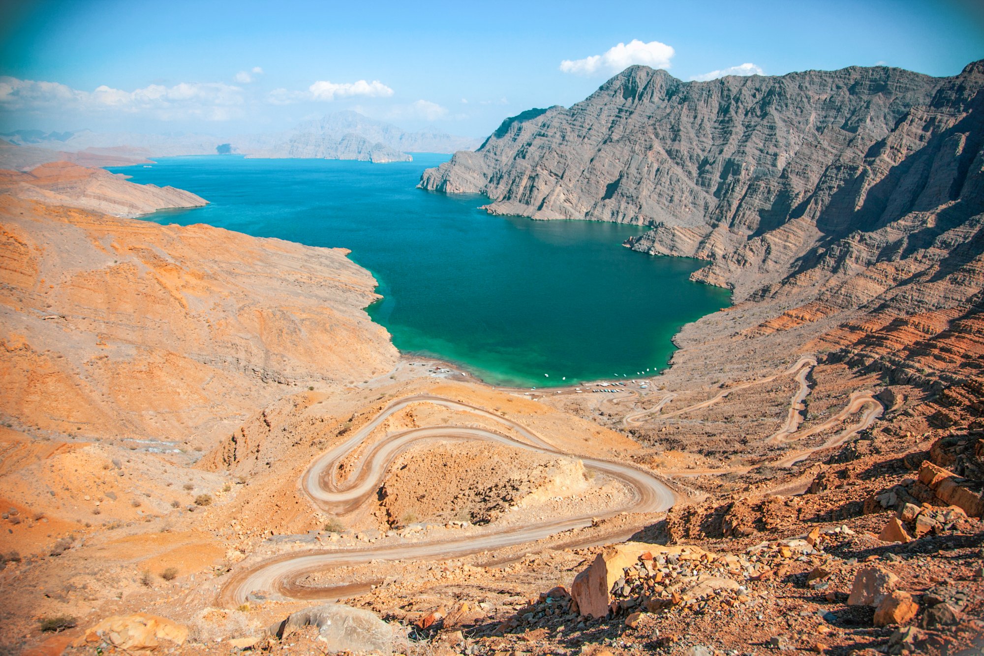 Fahrt in Omans Bergwelt