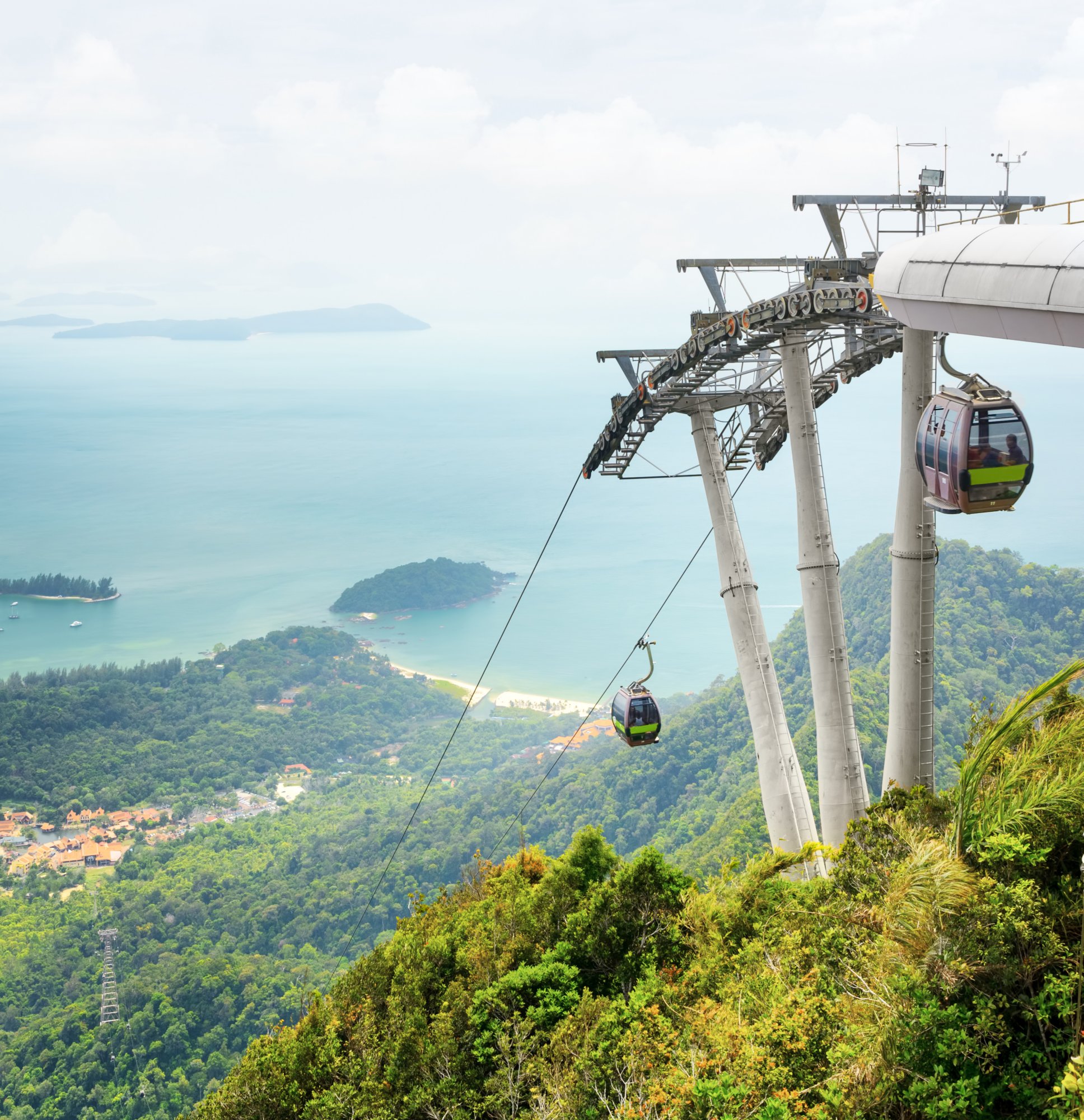 Seilbahn zum Gipfel