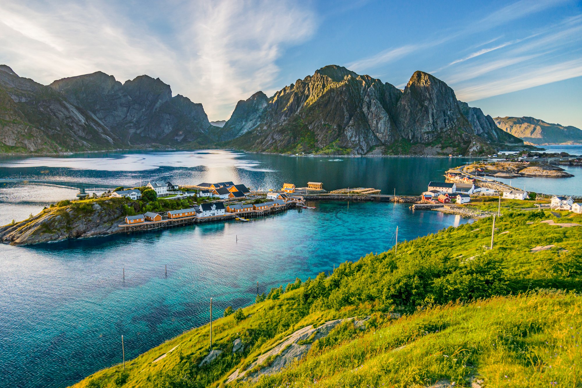 Norway, Nordland, Lofoten Islands, Moskenesoy, Scandinavia, Reine fishing village