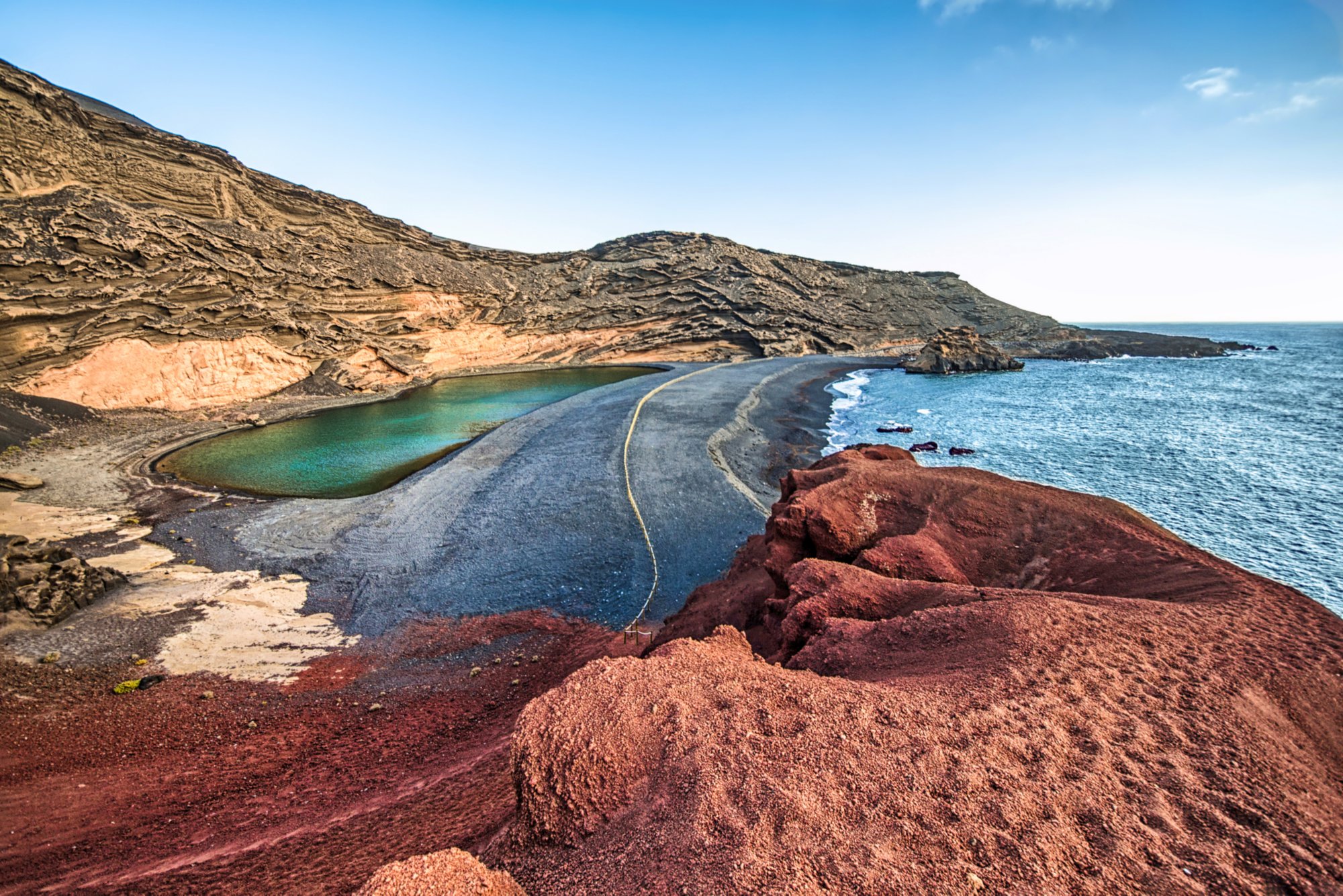 Naturbelassene Küste auf Lanzarote