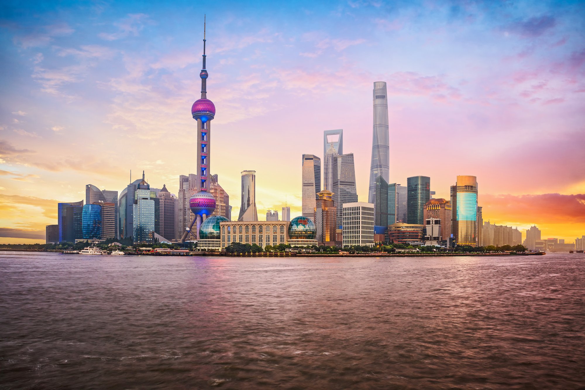 500px Photo ID: 233678213 - China Shanghai city skyline at dusk, Shanghai China