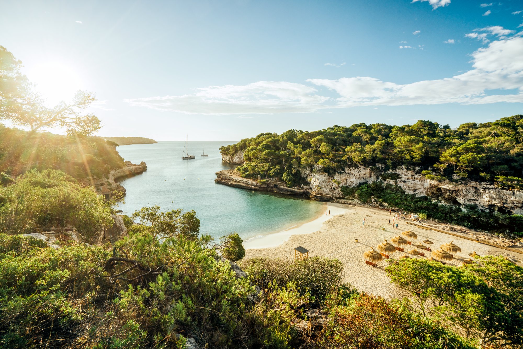 Meeresbucht auf Mallorca