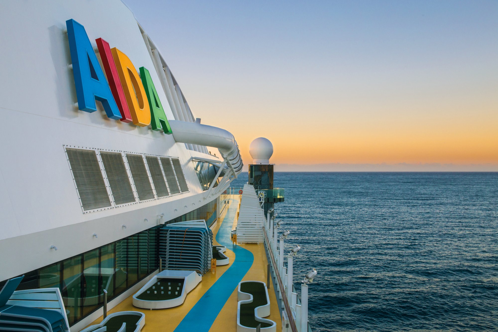 AIDA Routen Übersicht