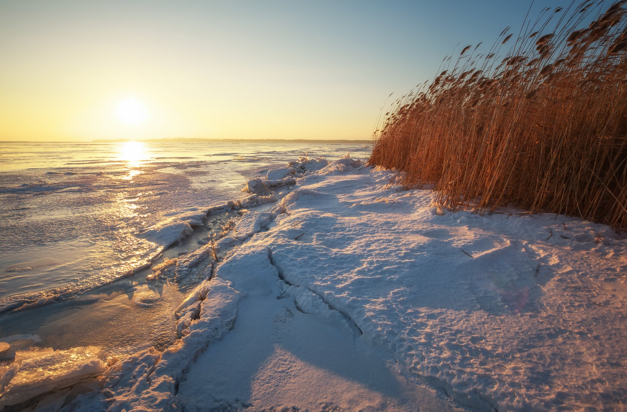 Winterliche Landschaft in Norwegen