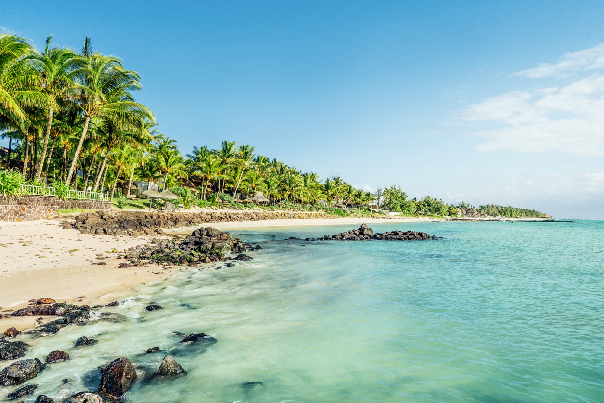 Strand in Mauritius