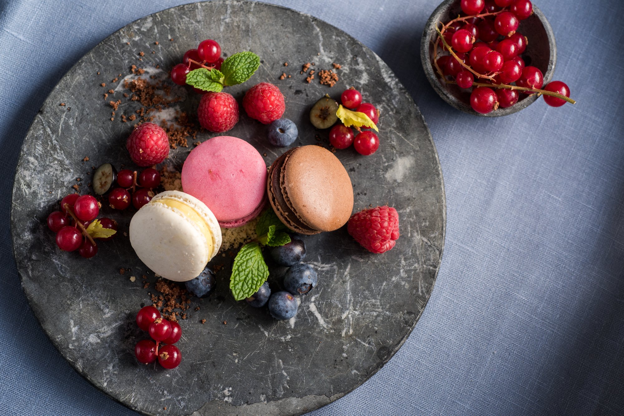 Macarons im French Kiss Bar & Bistro 