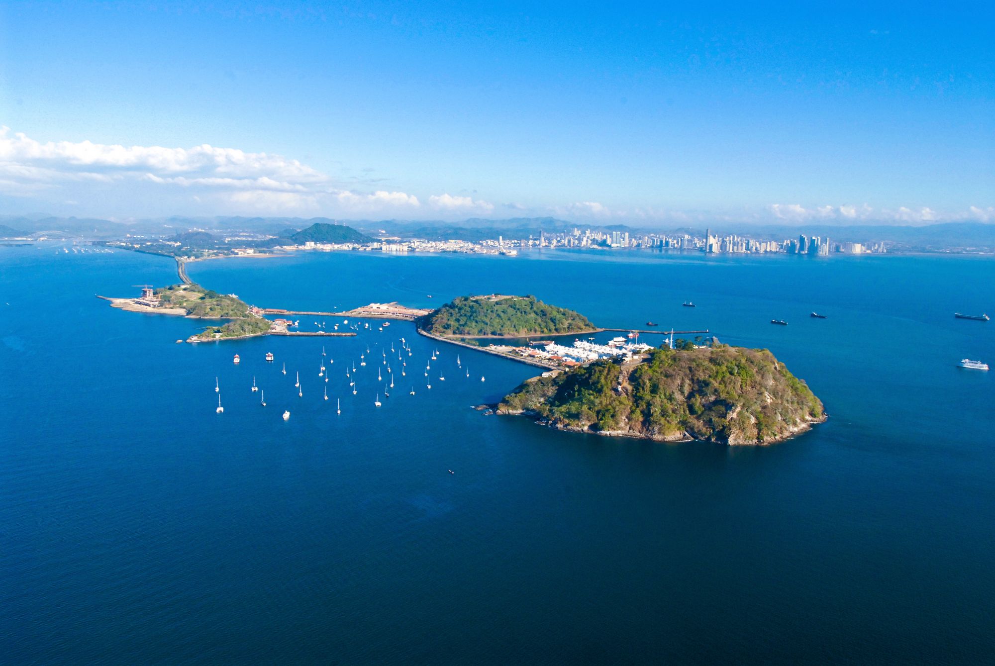 Panama City aus der Vogelperspektive