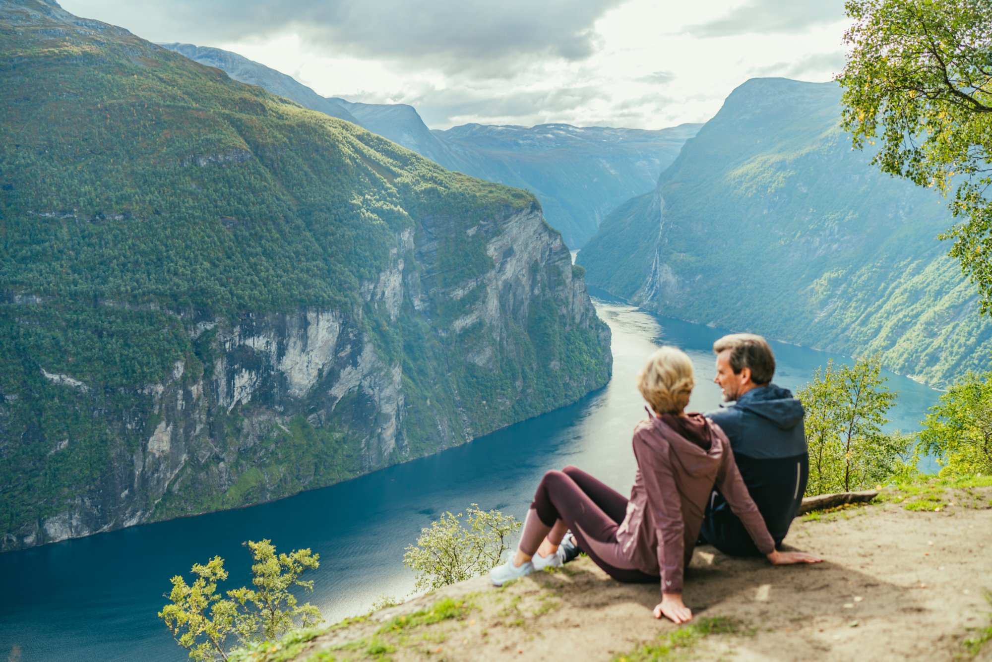 Wandertouren am Fjord