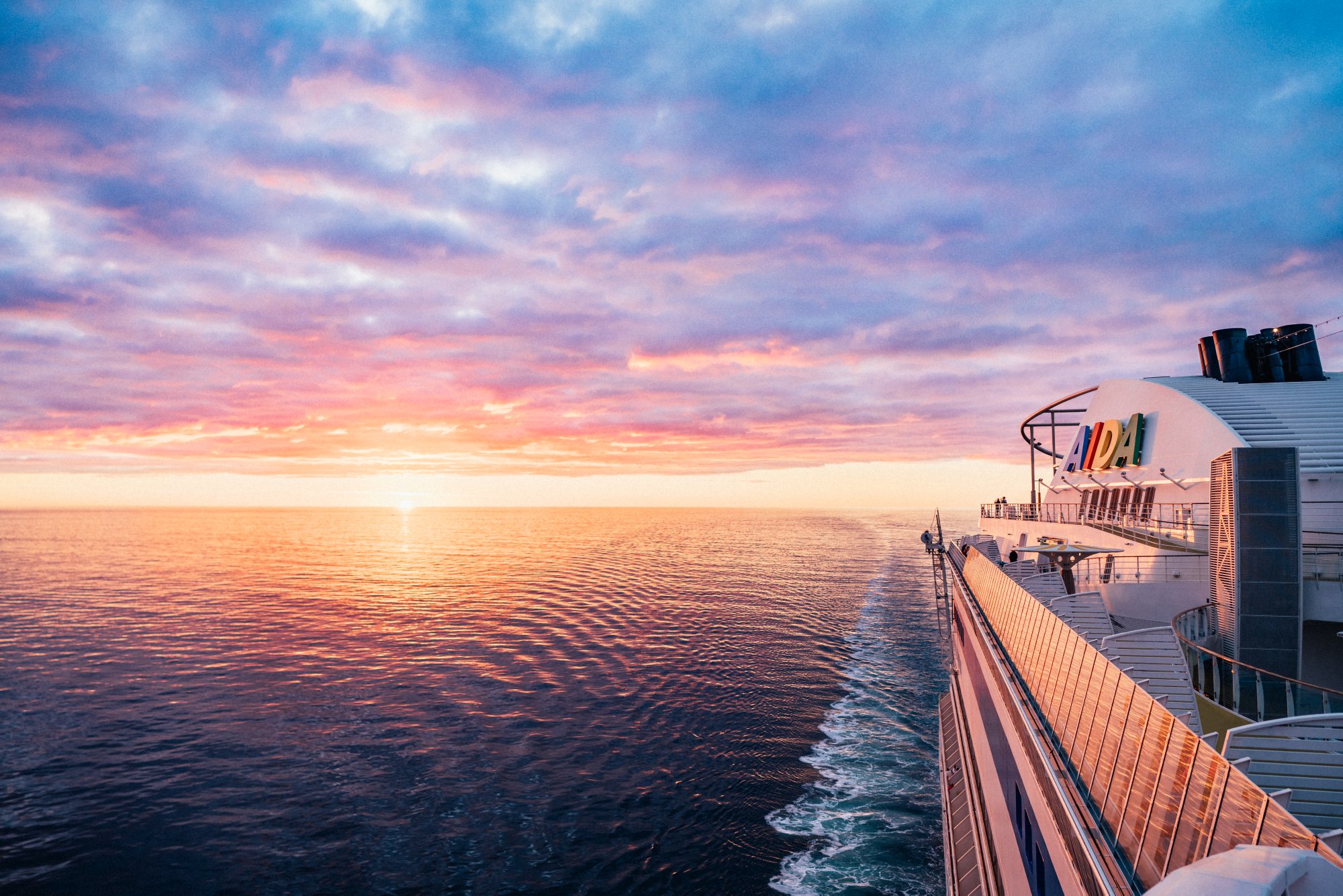 Sonnenuntergang auf dem Meer