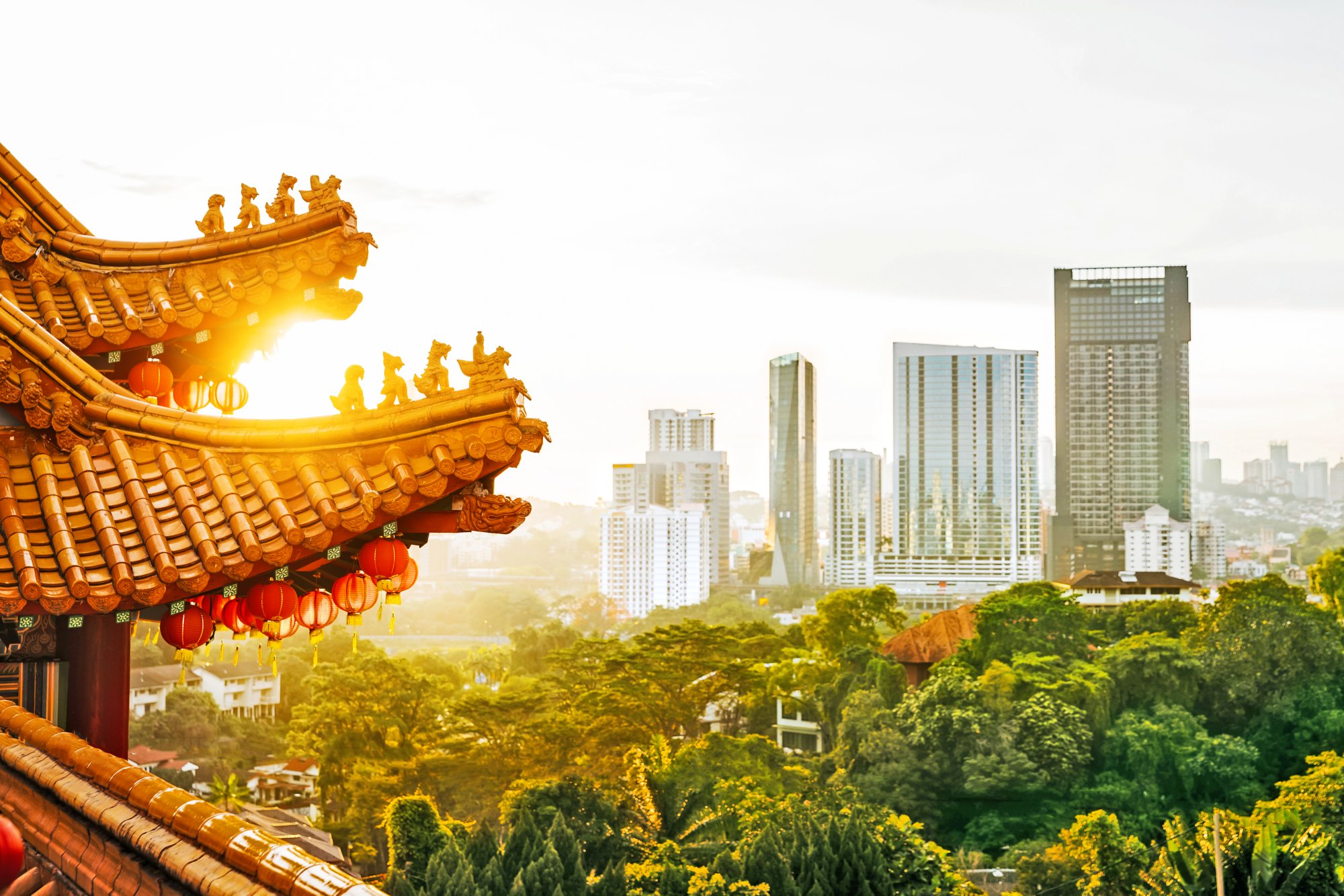 Thean Hou Temple in Kuala Lumpur, Malaysia