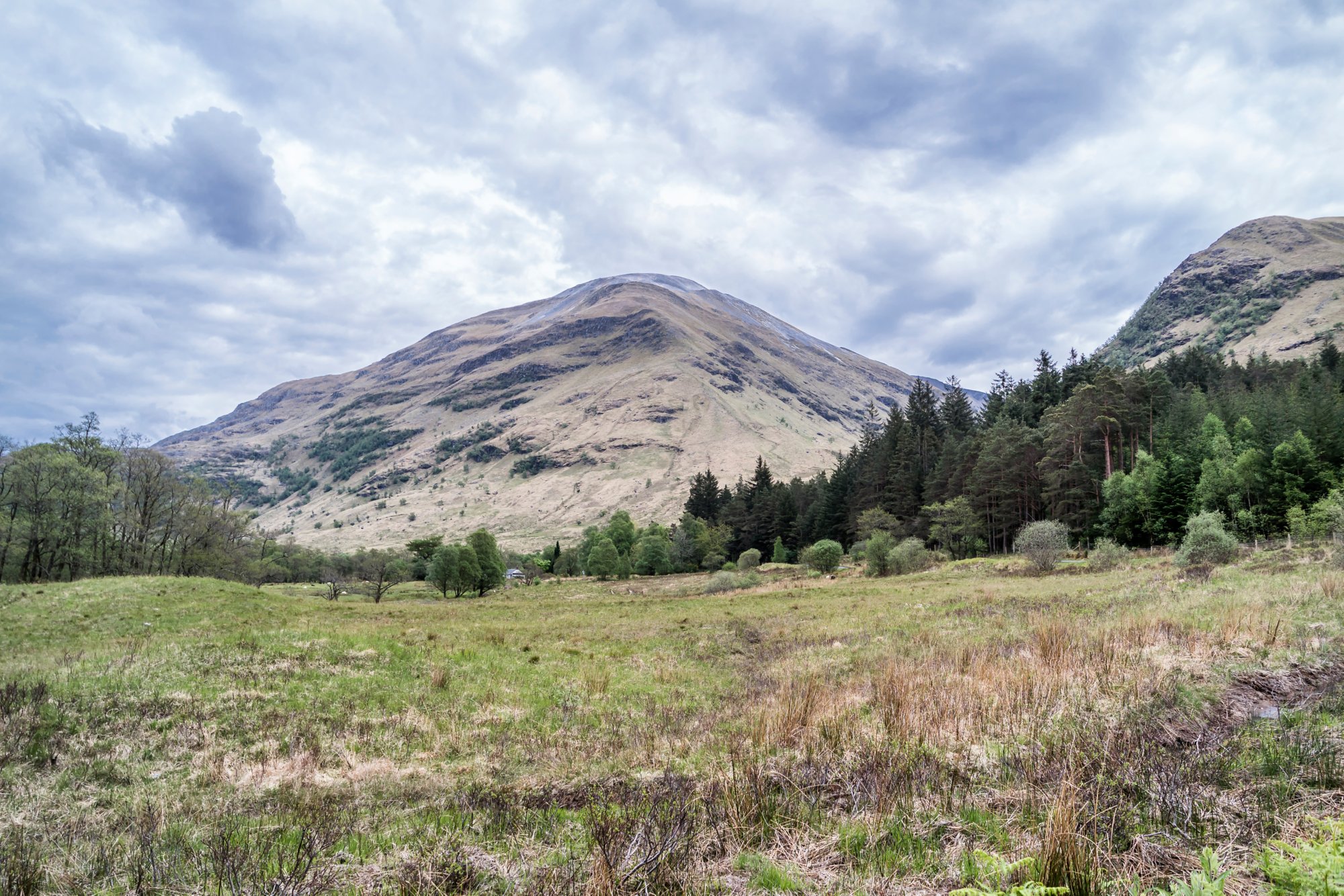 Ben Nevis seen from the south, Scotland, uk