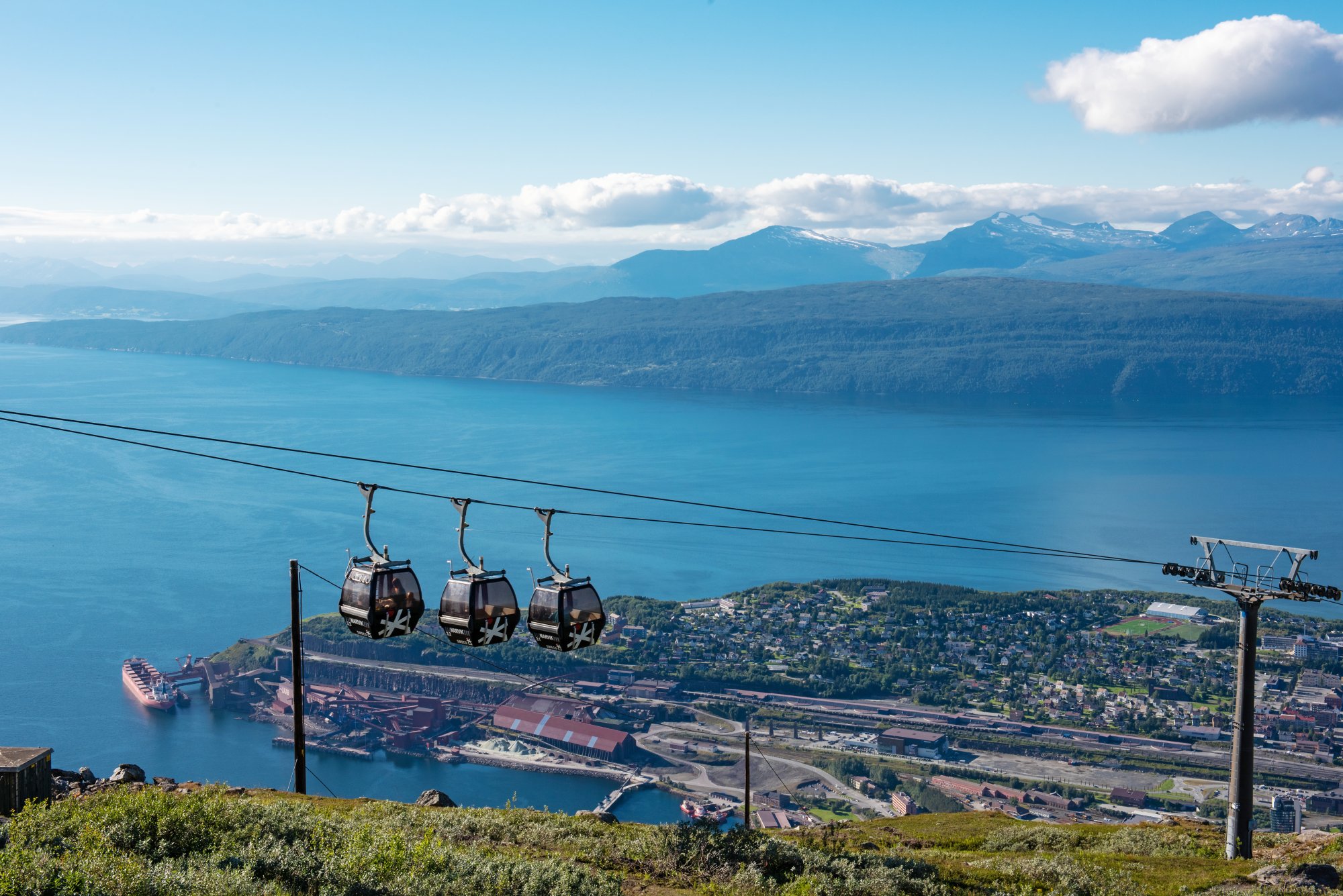 Hoch hinaus über Narvik