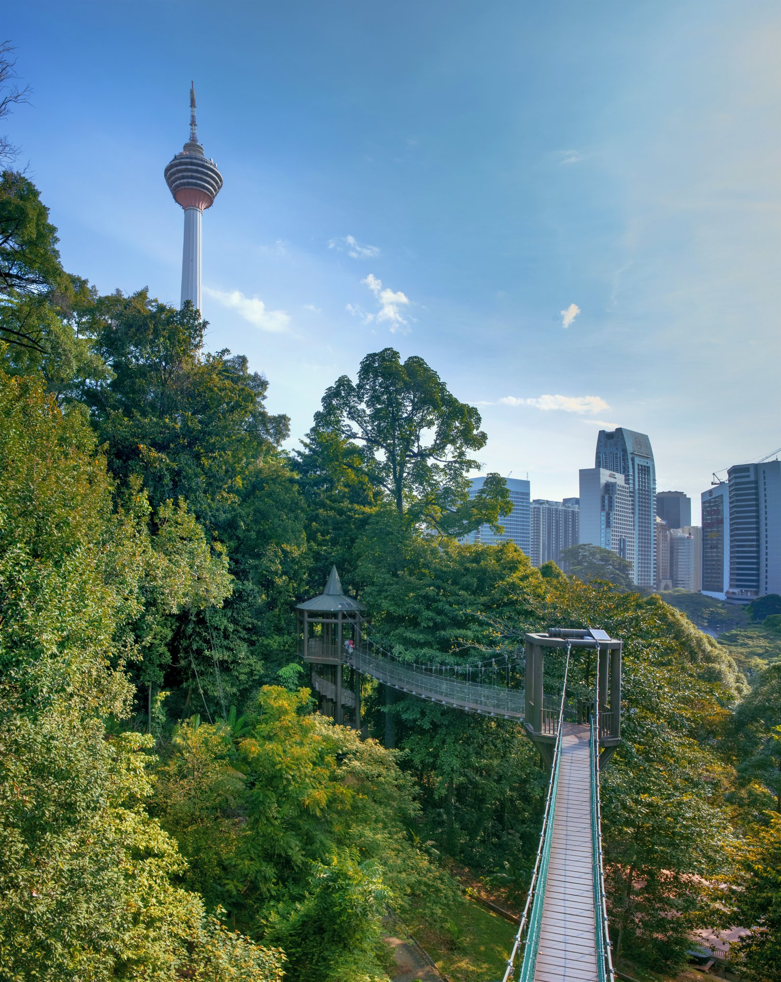 Kuala Lumpur city view from Bukit Nanas Forest Reserve and now called KL Forest Eco-Park.; Shutterstock ID 576207796; Kunde (Pflichtfeld): AIDA Cruises; Projekt (Pflichtfeld): 20158_mk