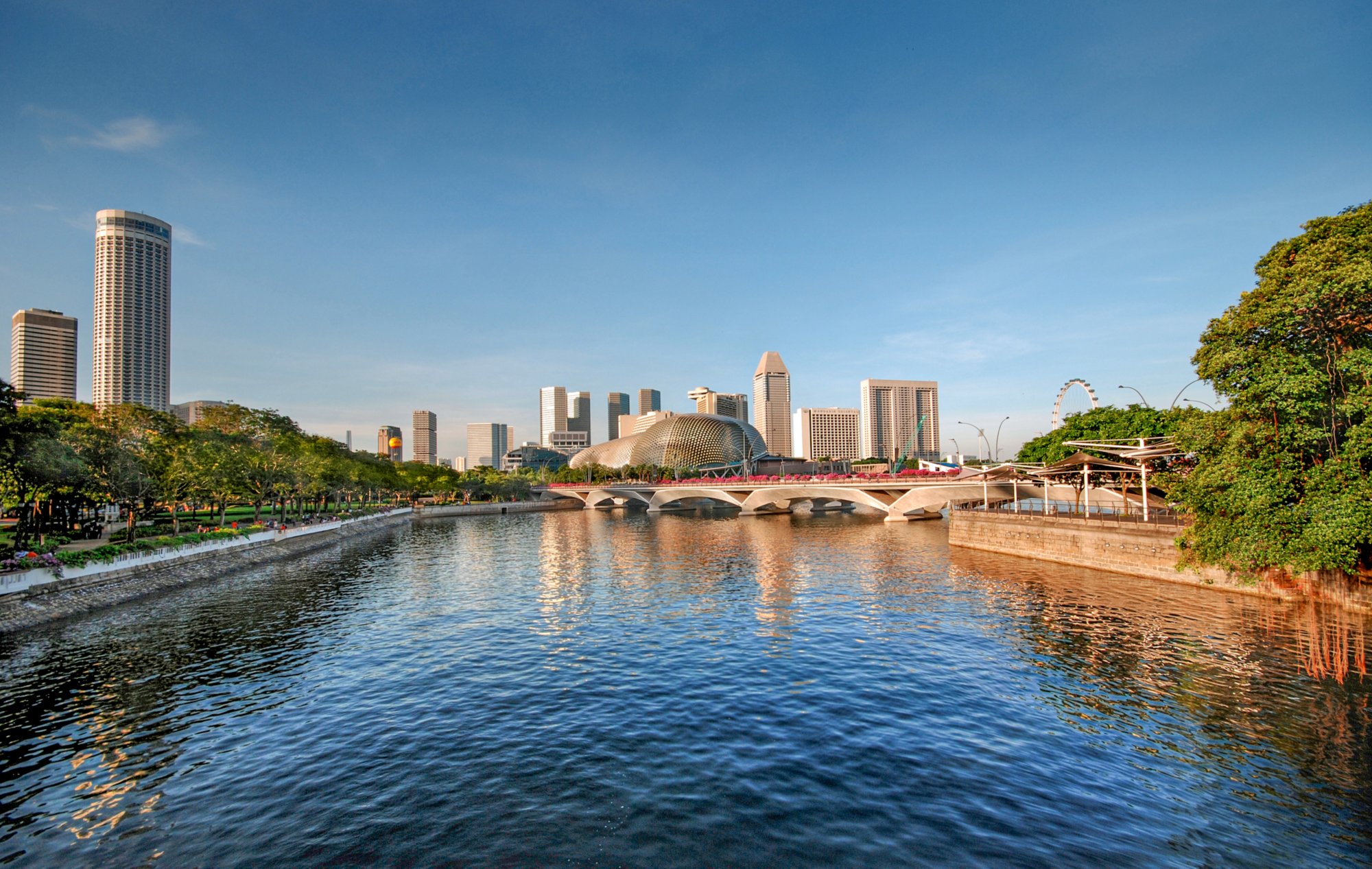 Skyline von Singapur