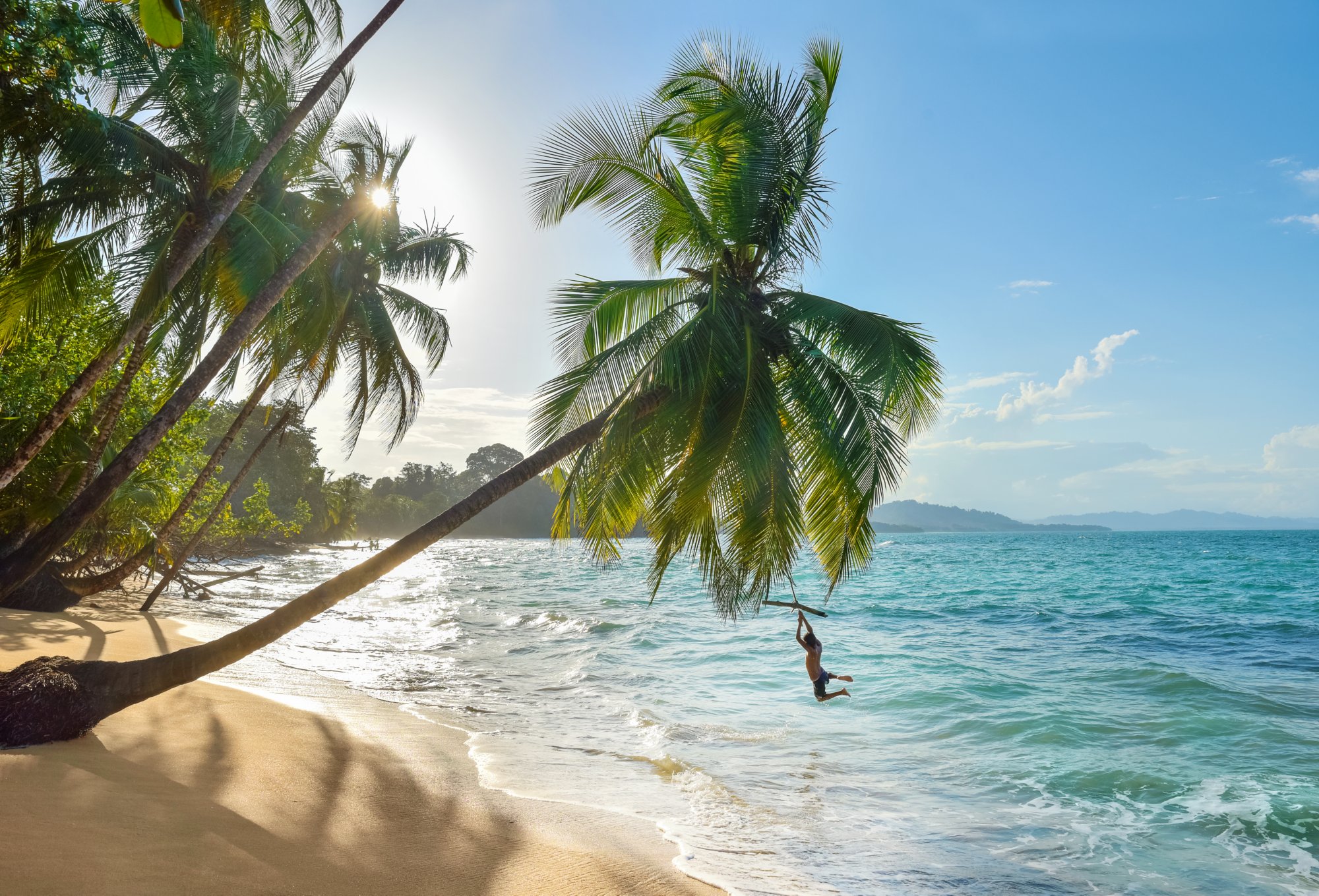 Punta Uva beach in Costa Rica, wild and beautiful caribbean coast