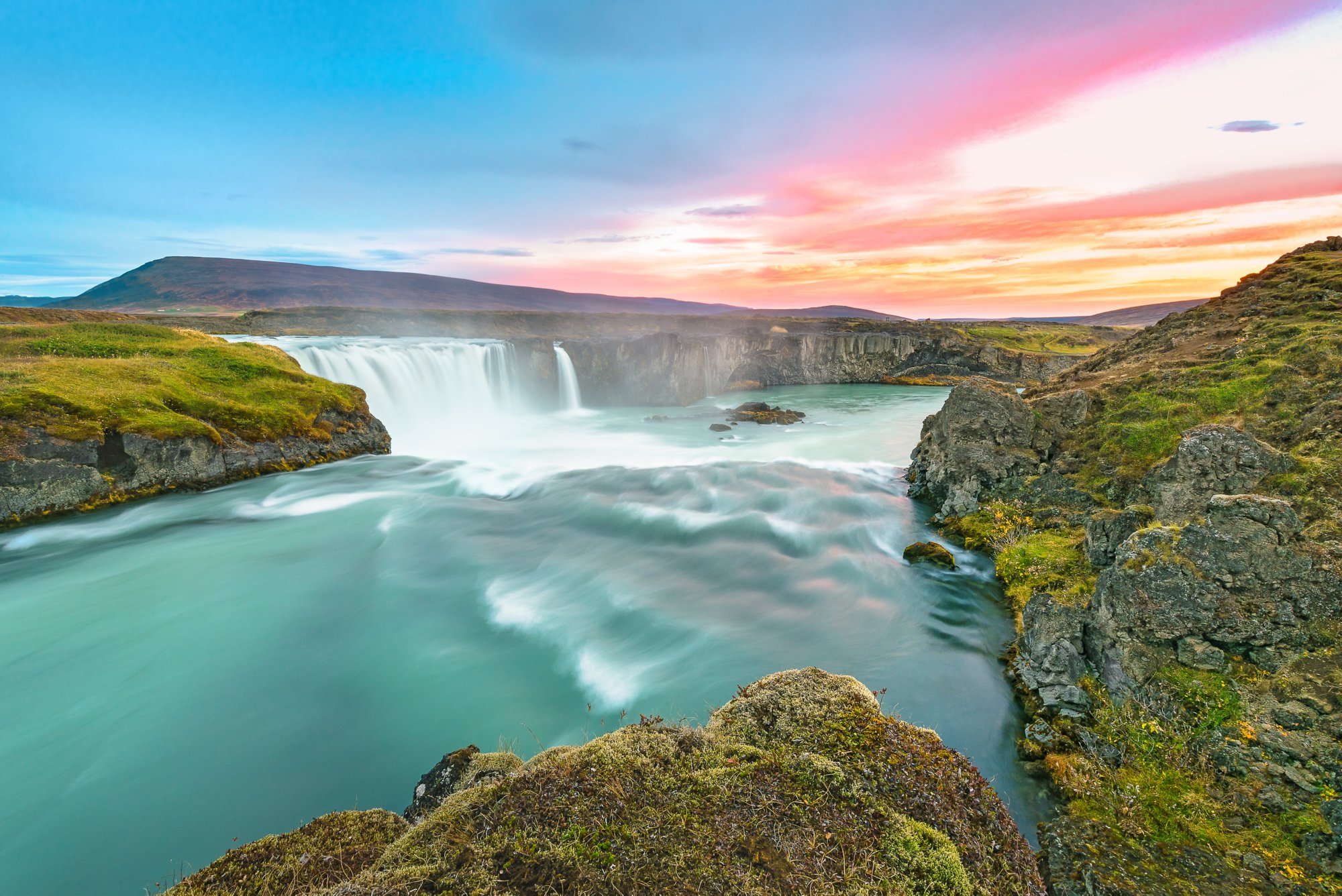 Der Godafoss Wasserfall ist einer der schönsten Islands.