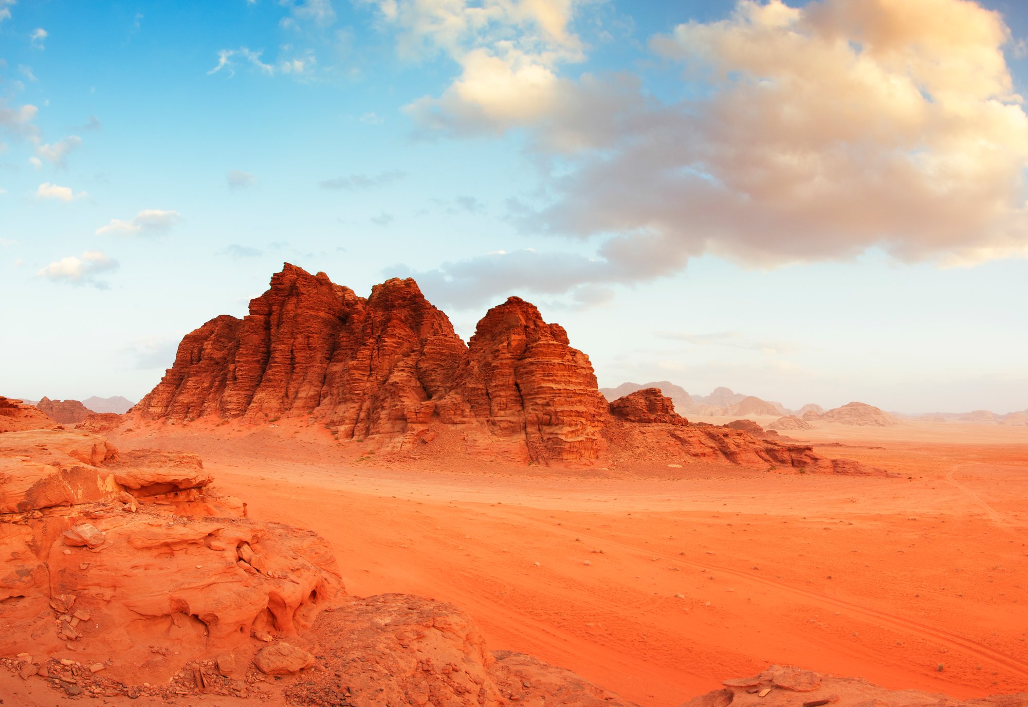 Die Wüste Wadi Rum