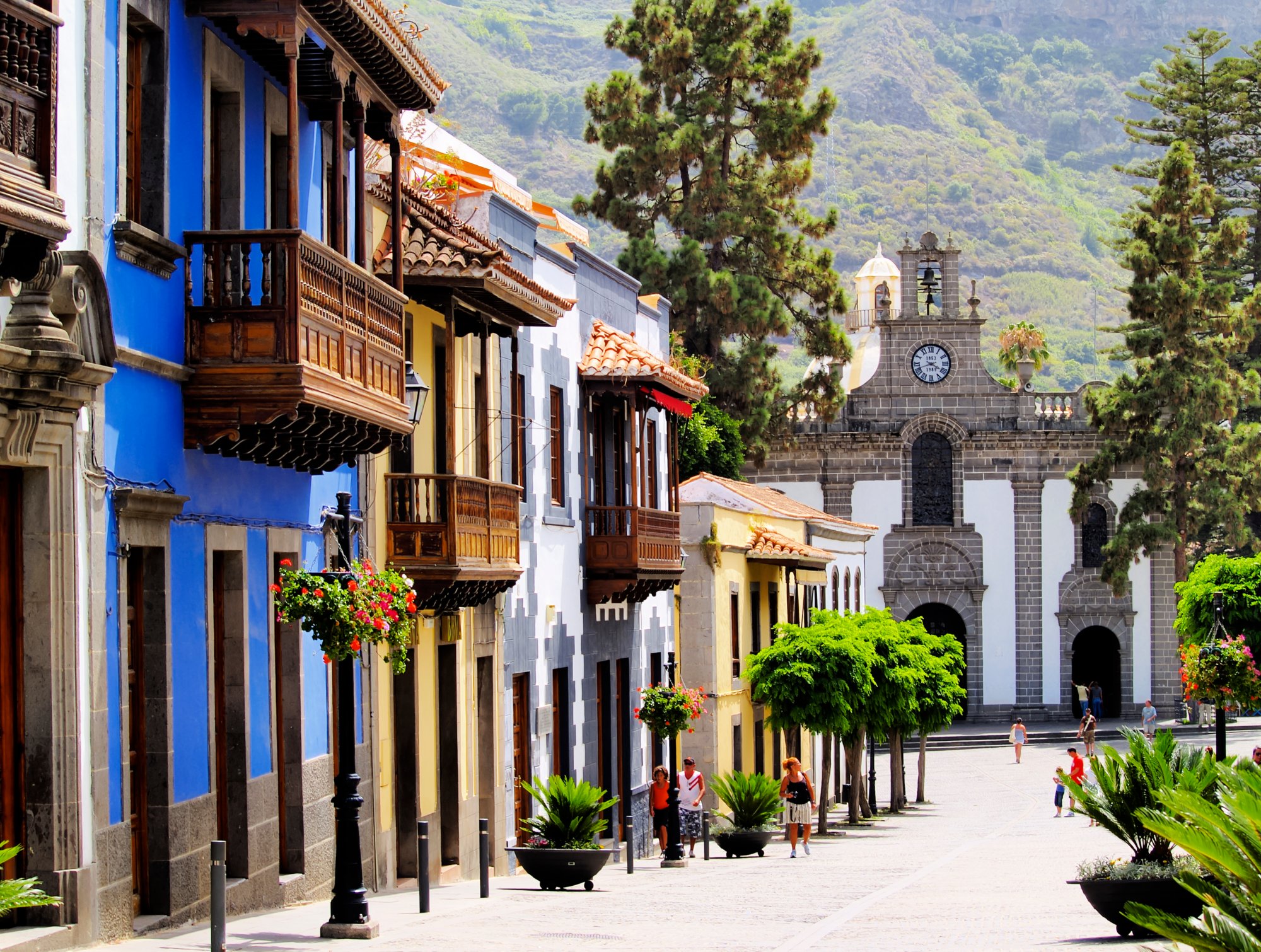 Eine Gasse auf Gran Canaria