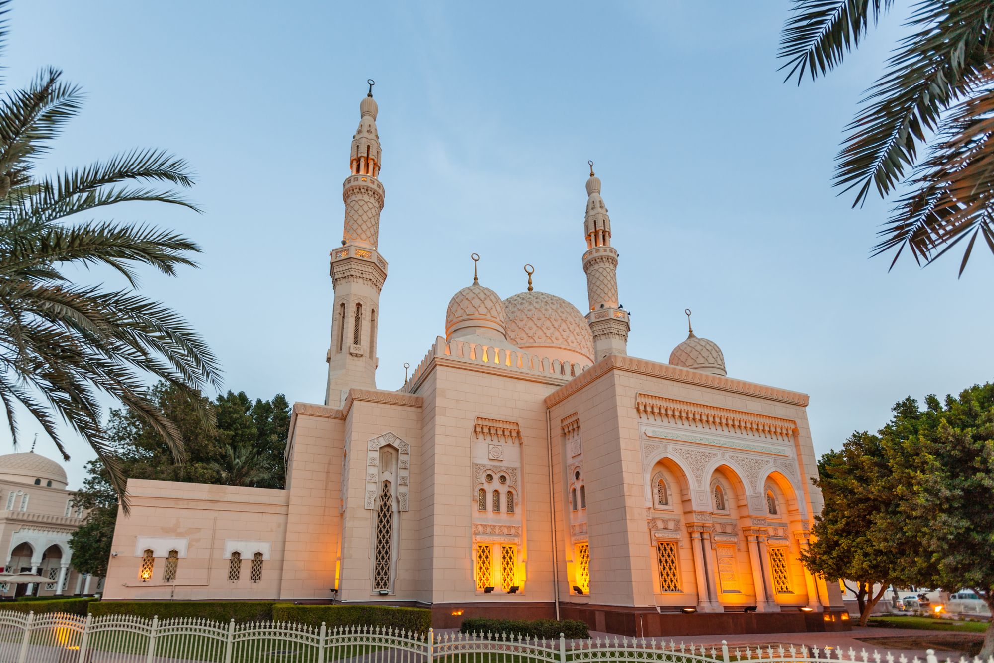 Jumeirah Mosque in the Jumeirah 1 district of Dubai, UAE