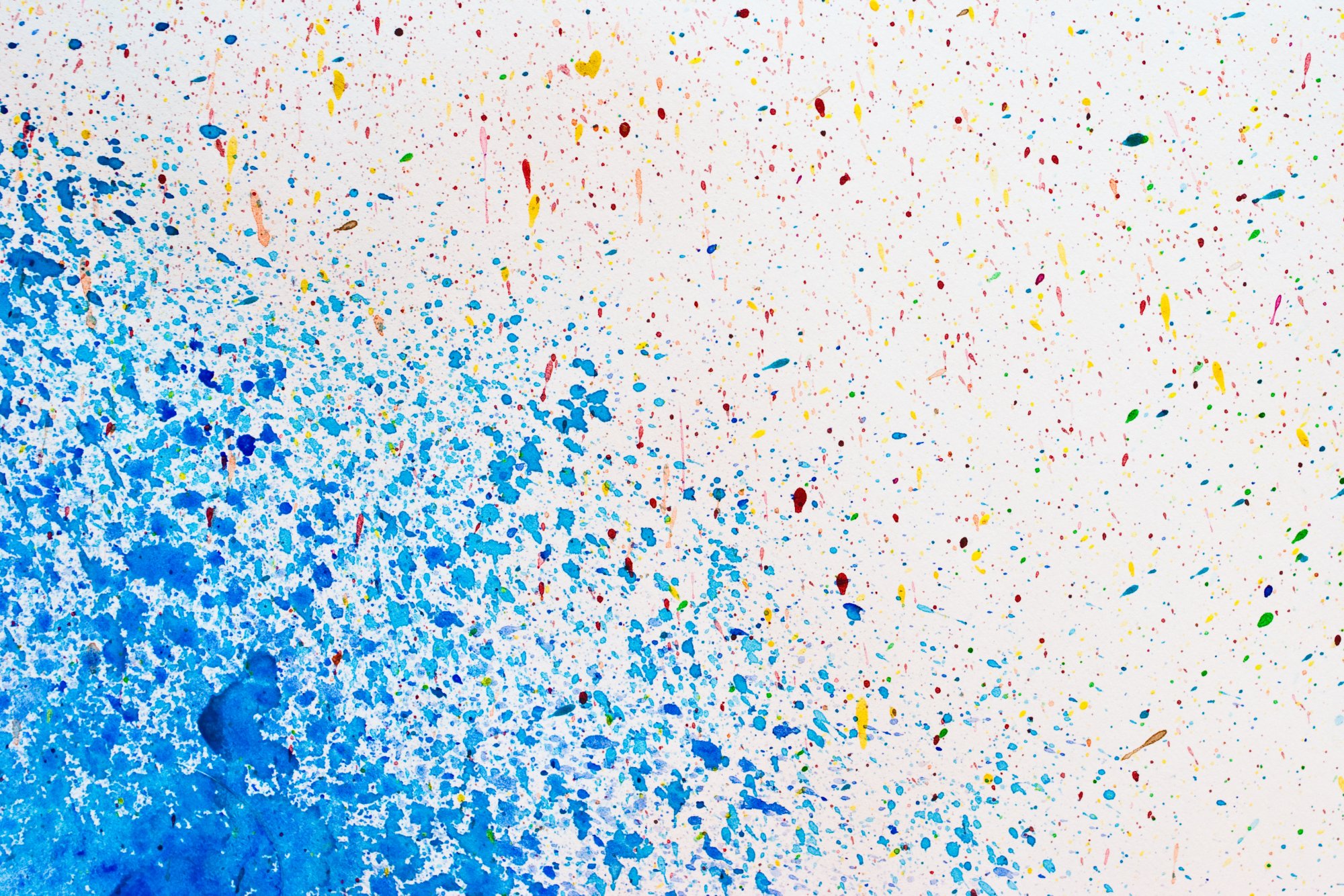 kreative Farbkleckserei