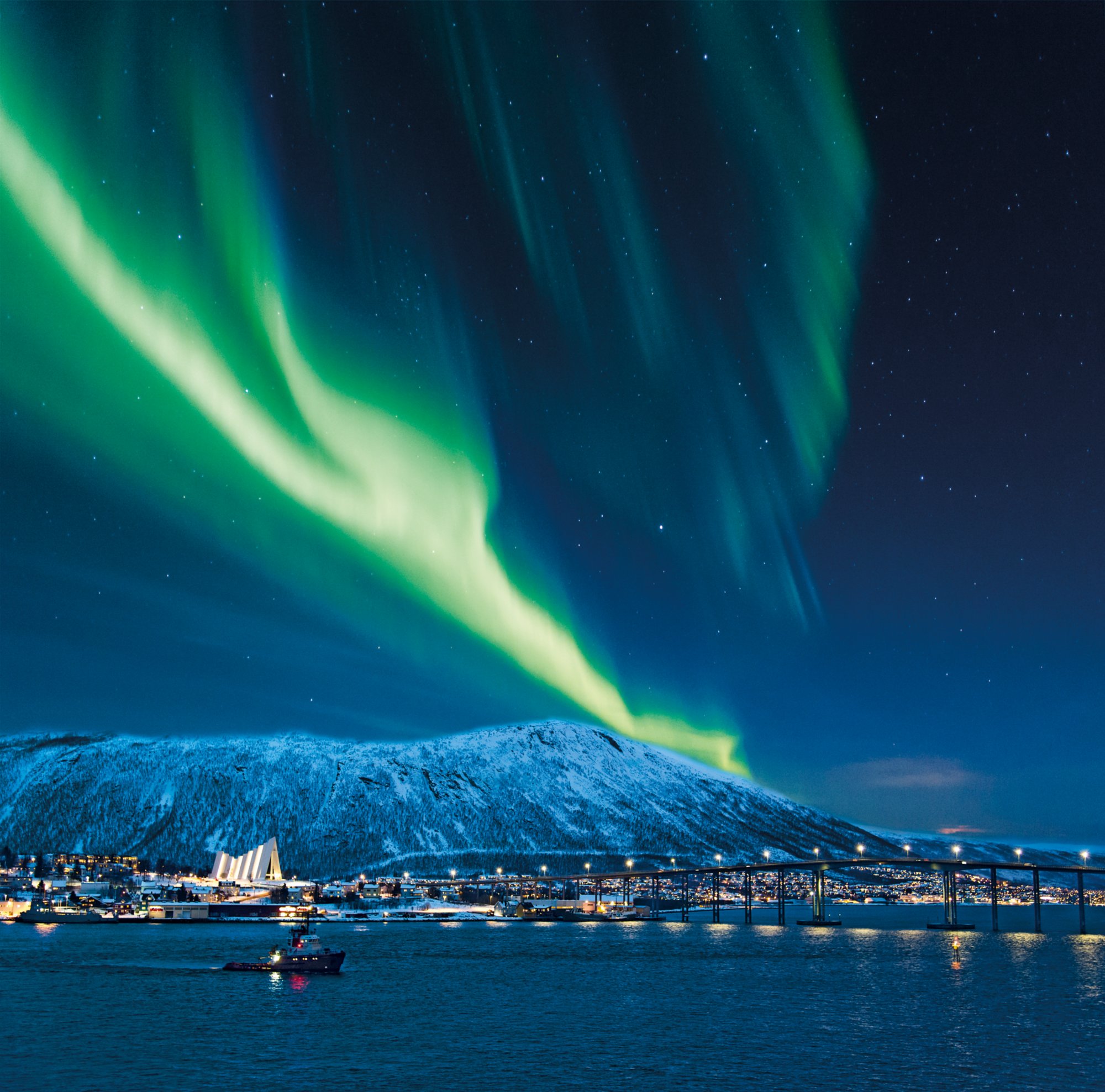 Polarlichter über Norwegen