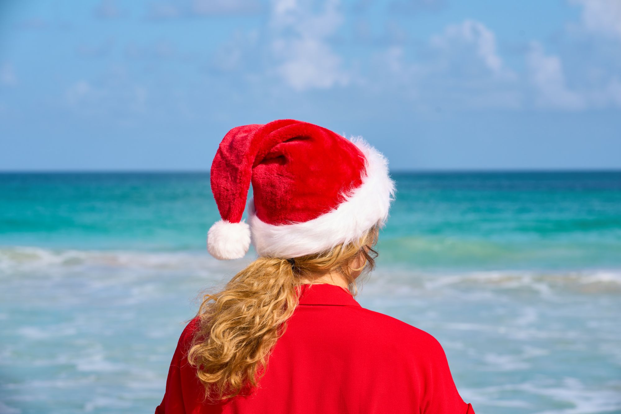 Weihnachten am Strand verbingen