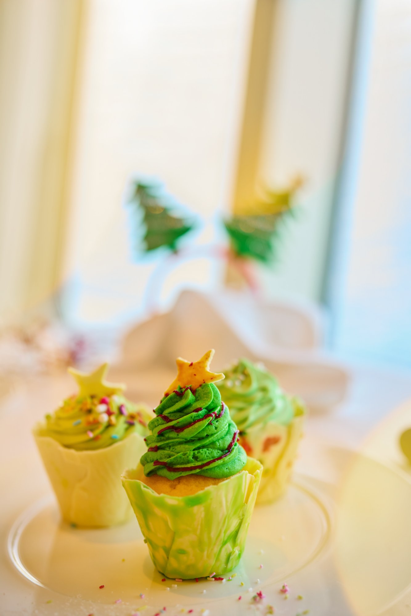 Weihnachtliche Cupcakes