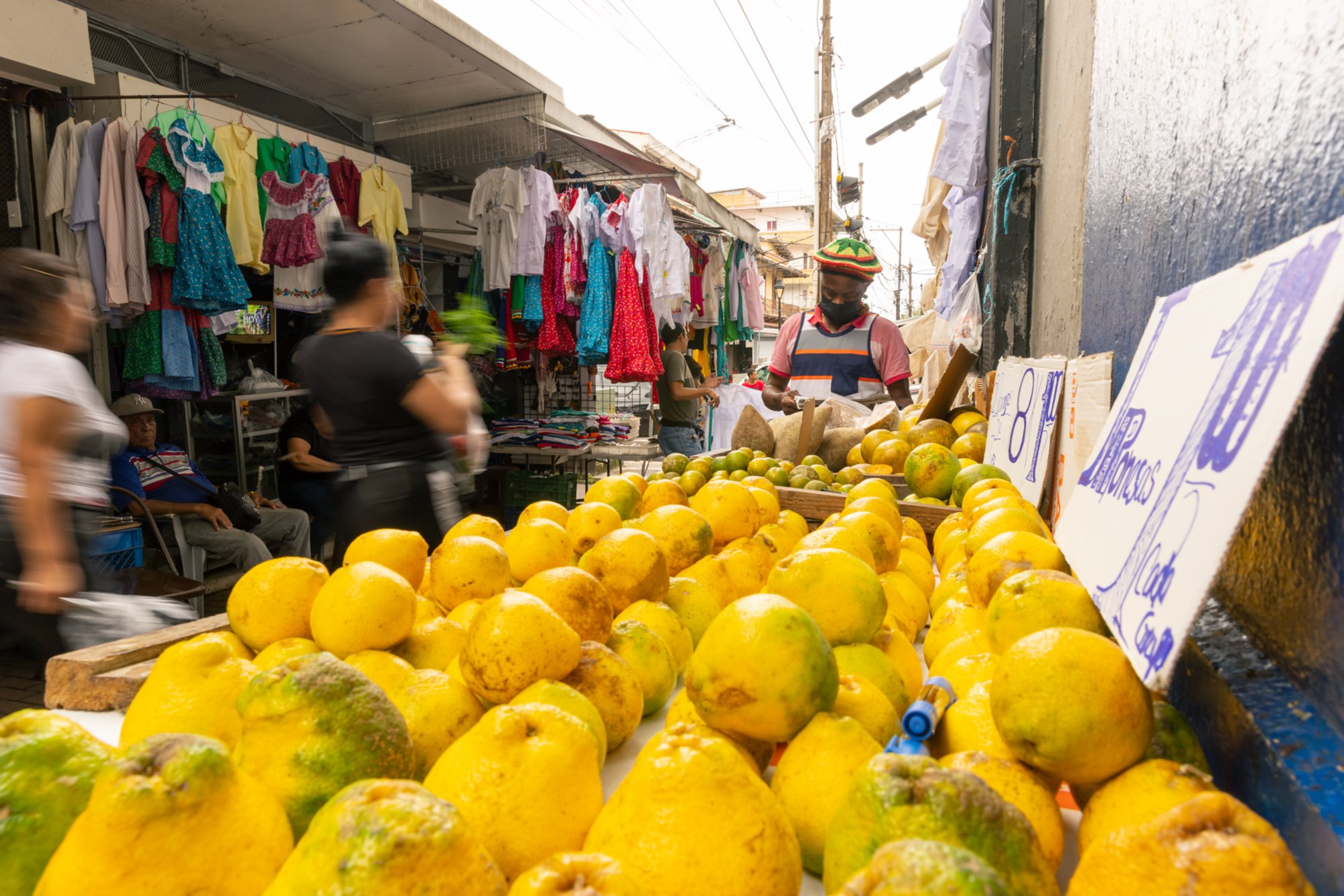 Einkaufsstrasse, Avenida Central Peatonal, Altstadt, Stadtzentrum, AIDA, AIDAluna, Karibik, Panama City, Panama

Fotograf: Thomas Roetting