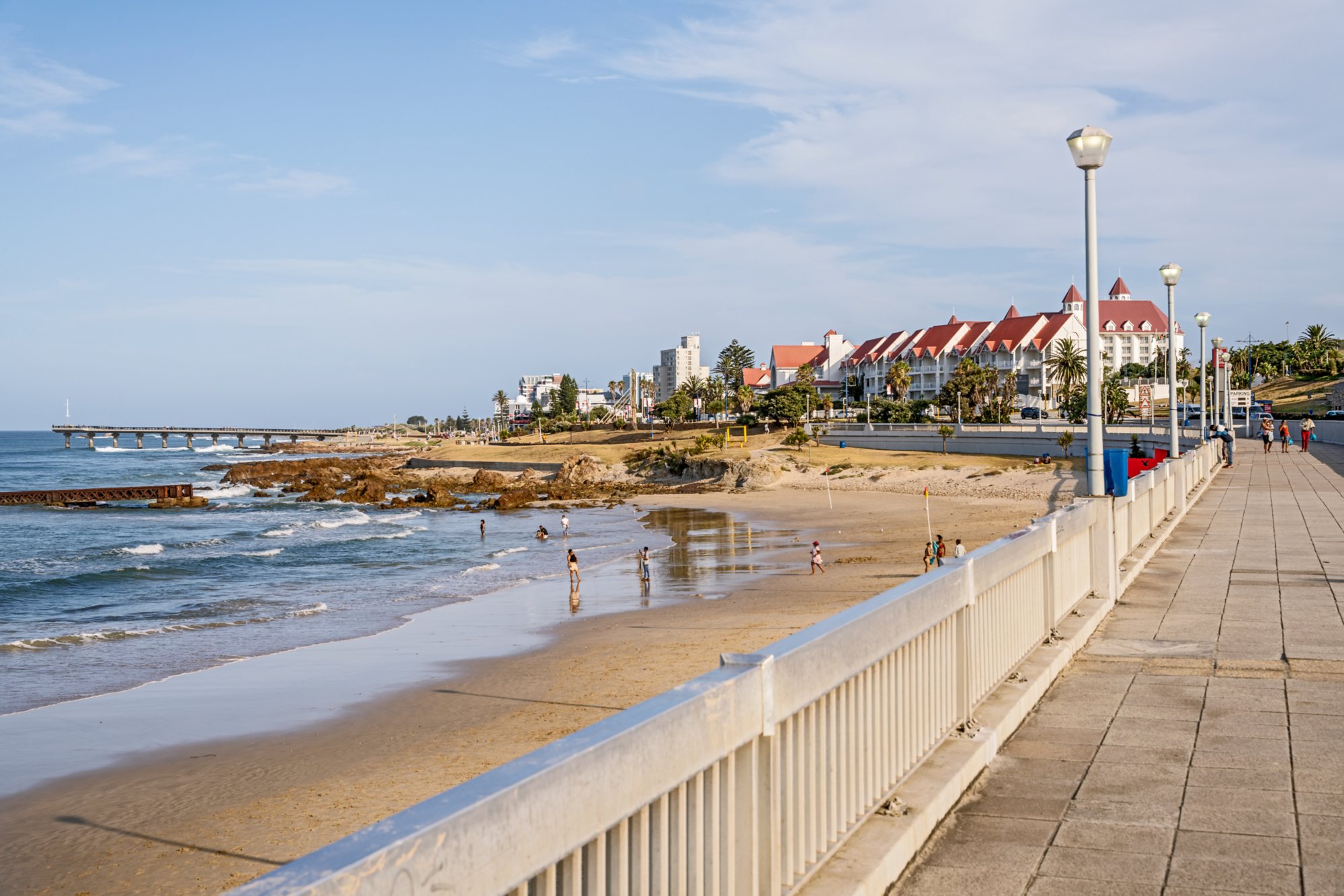 Strandleben in der Bucht