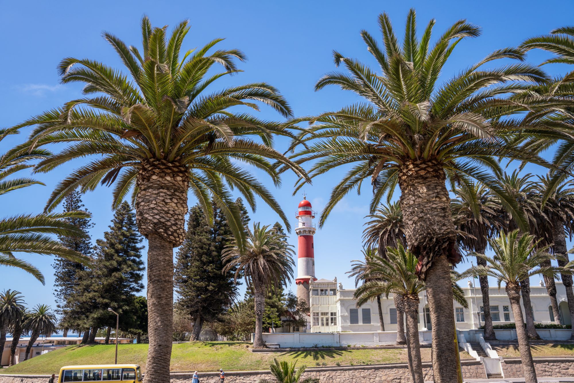 Swakopmund/NamibiaStadtansicht SwakopmundAIDA Reise Südafrika/Namibia vom 28.11.2022-13.12.2022 für AIDA Reiseführer mit der Autorin Monika Mai und Ihrem Ehemann Gerald Hähnel auf der AIDAaura