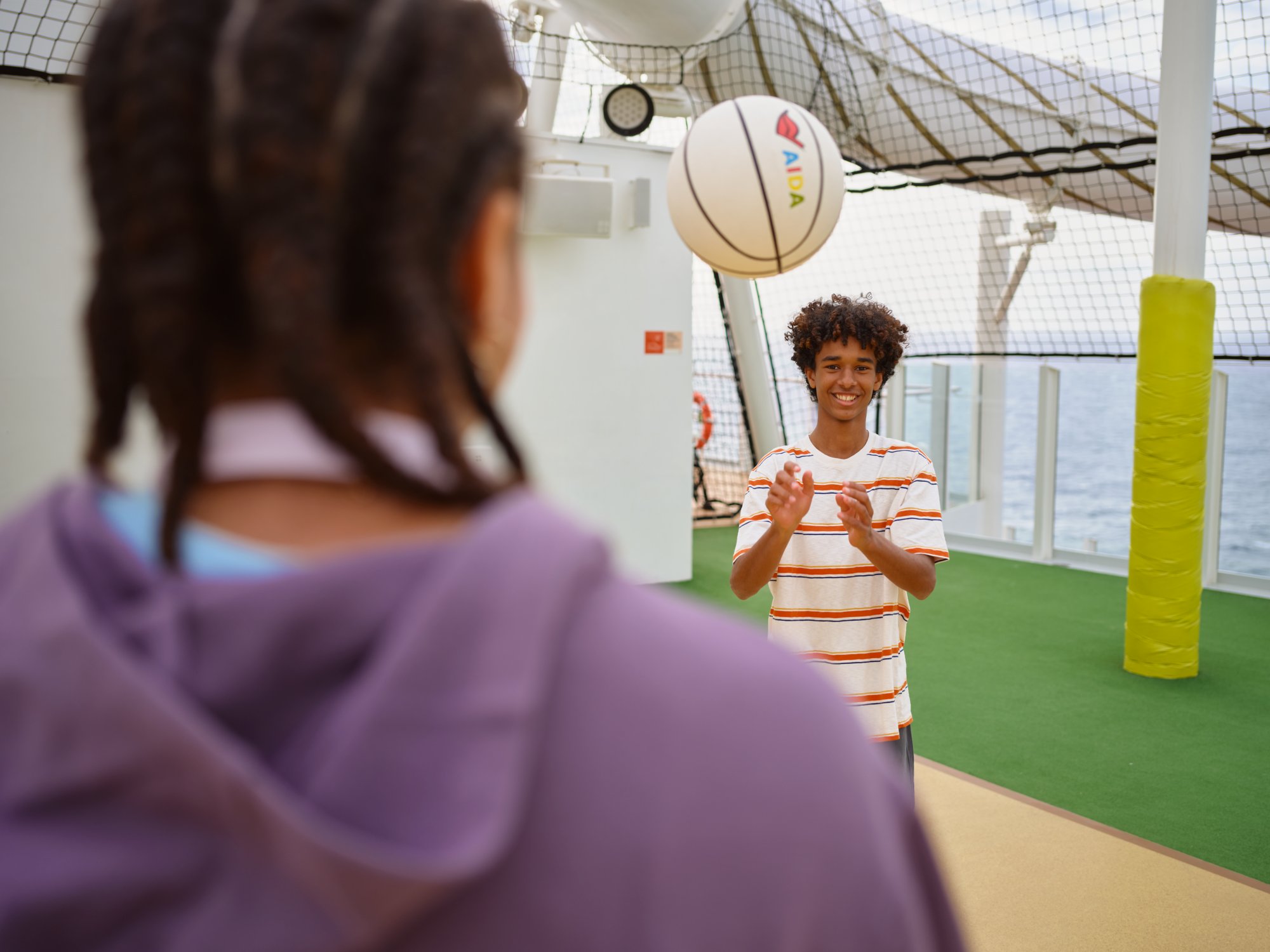 Basketball Camp auf AIDAnova