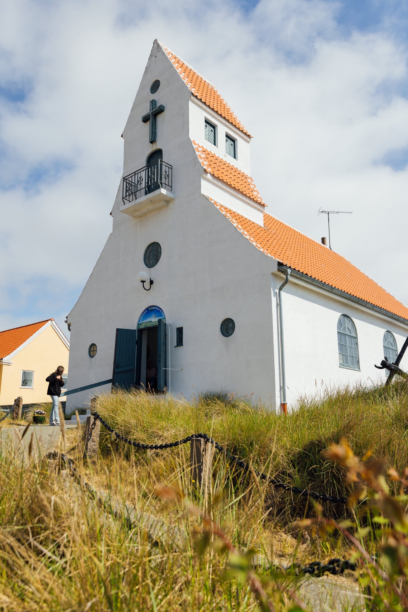 Skagen, Kirche Svenska Sjömanskyrkan, Reisen mit körperlichen Einschränkungen, barrierefrei, AIDAnova, 3.-10.06.2023, Kreuzfahrt, Kreuzschiff, Dänemark