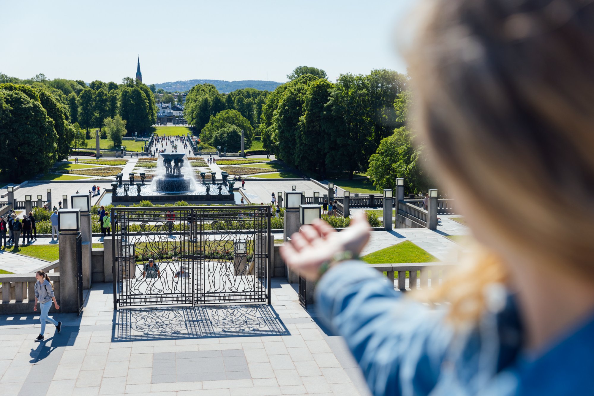 Ausflug Oslo, Vigelandsparken, Vigelandpark, Reisen mit körperlichen Einschränkungen, barrierefrei, AIDAnova, 3.-10.06.2023, Kreuzfahrt, Kreuzschiff, Oslo, Norwegen