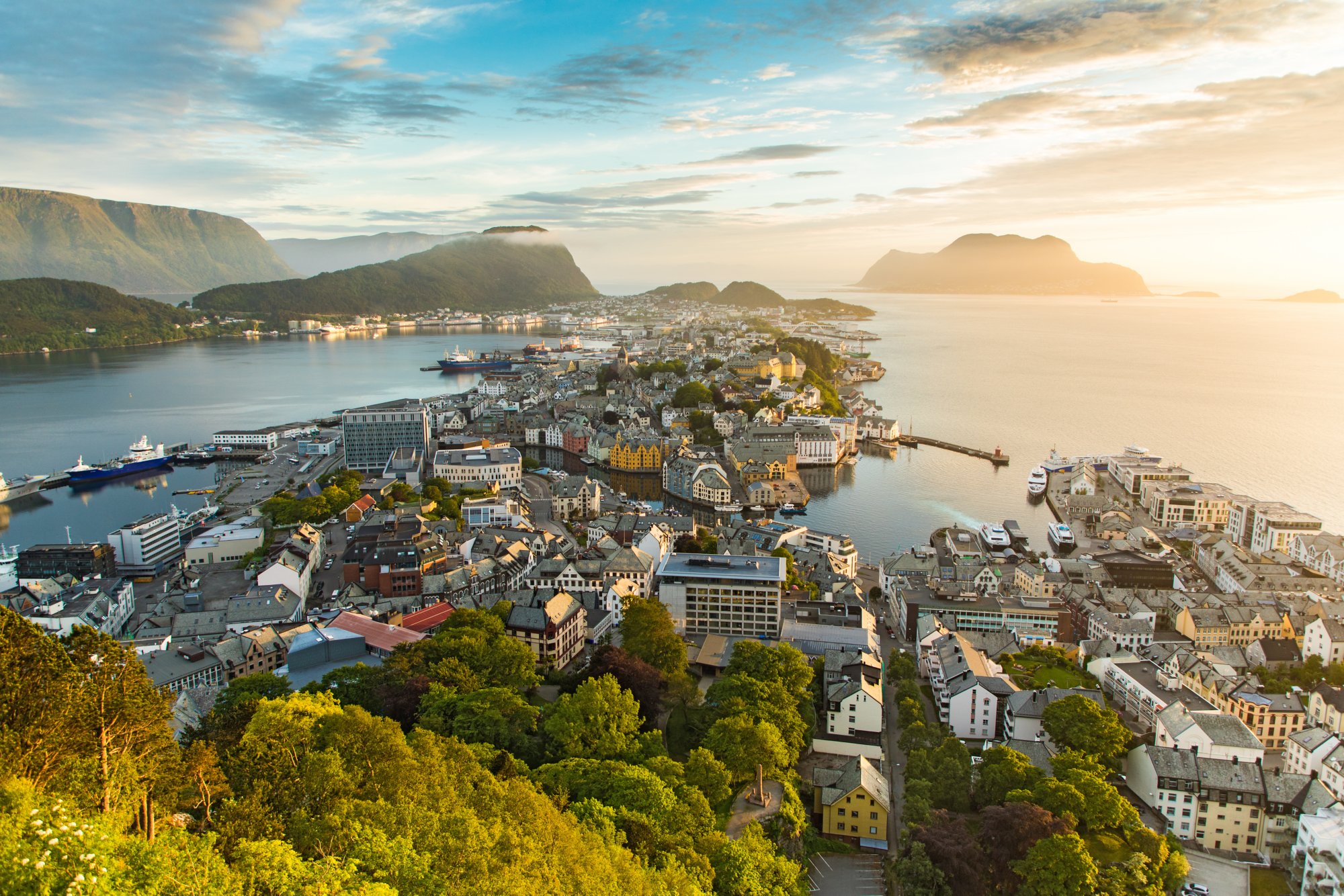Skandinavische Fjordlandschaft