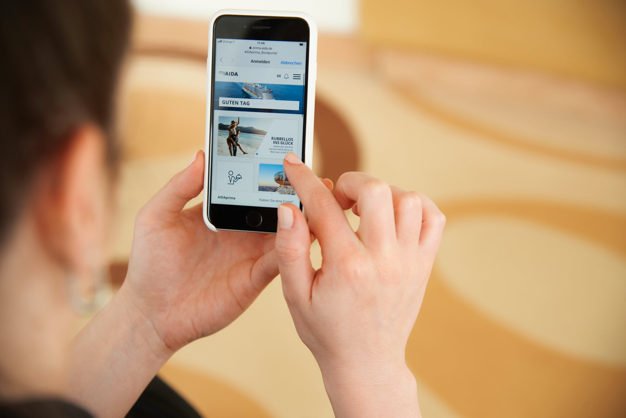 Kabinenfreigabe per SMS