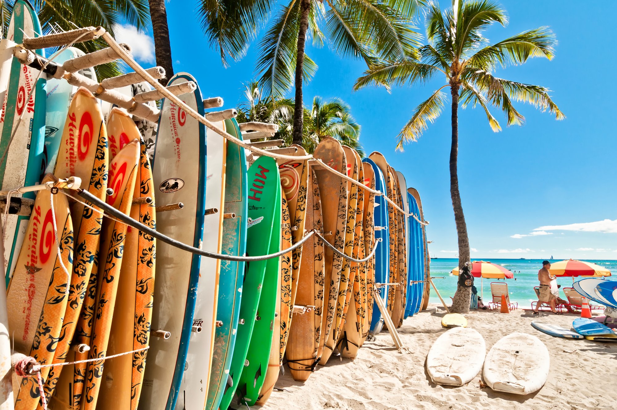 Ein Tag am Waikiki Beach