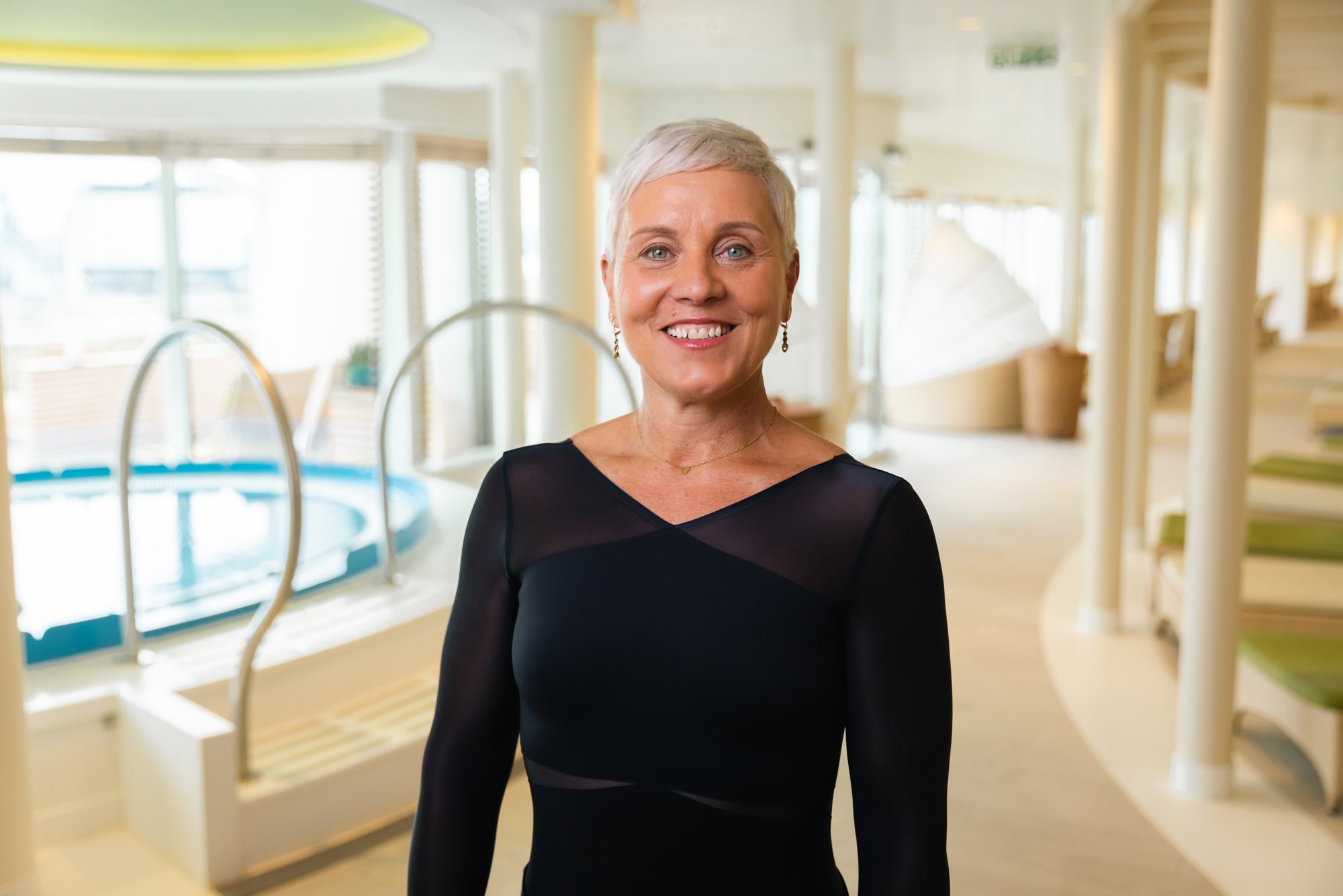 AIDA Feelgood-Botschafterin Petra Havelkova im Spa
