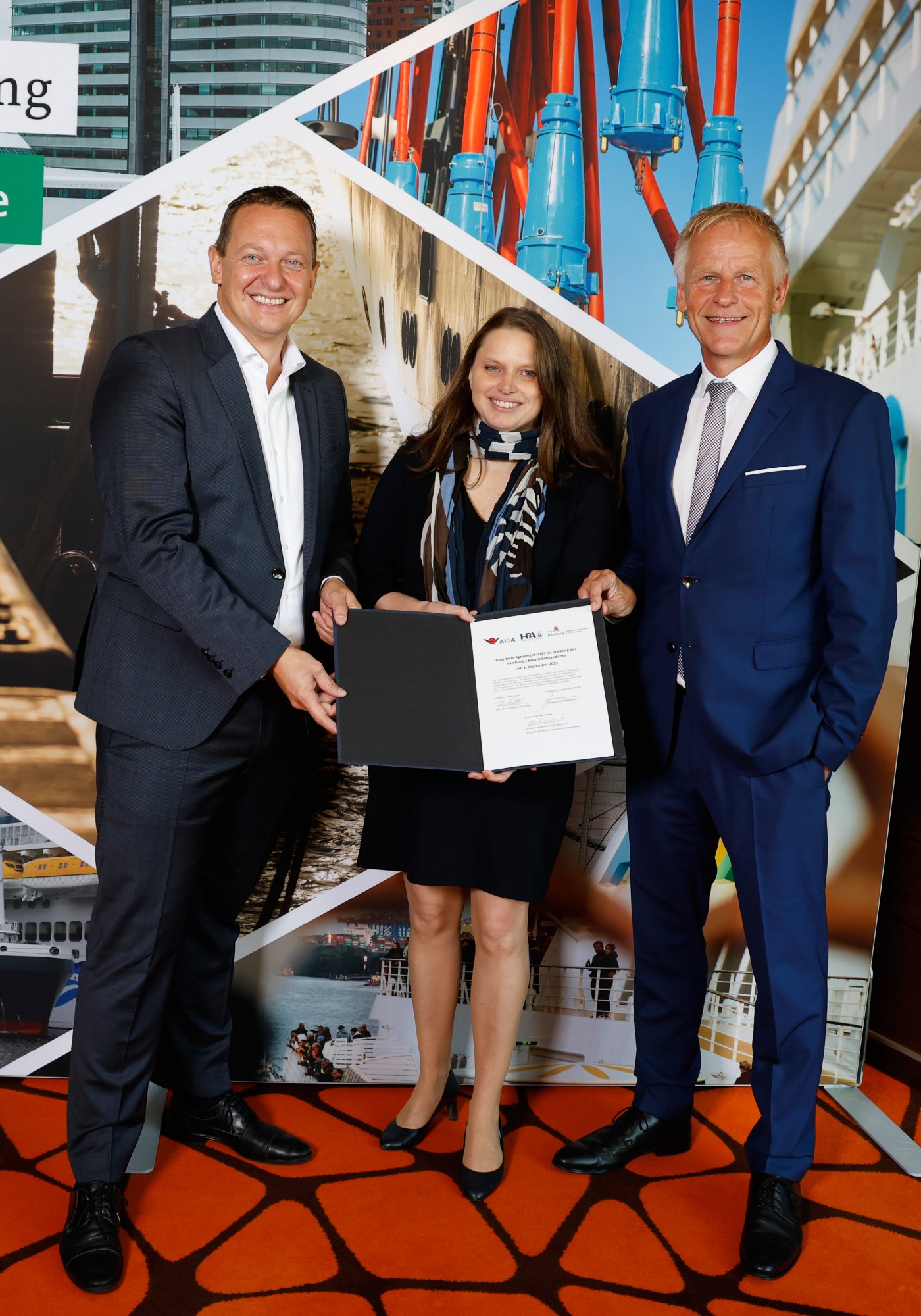 AIDA Cruises und Hamburg bekräftigen langfristige Zusammenarbeit
