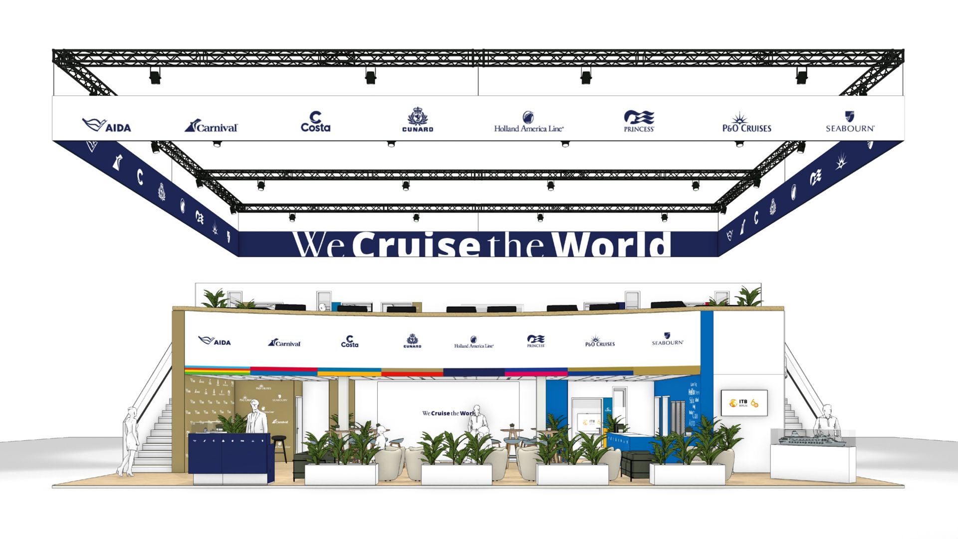 Die ganze Welt der Kreuzfahrt: Carnival Corporation vereint acht Marken auf der ITB 