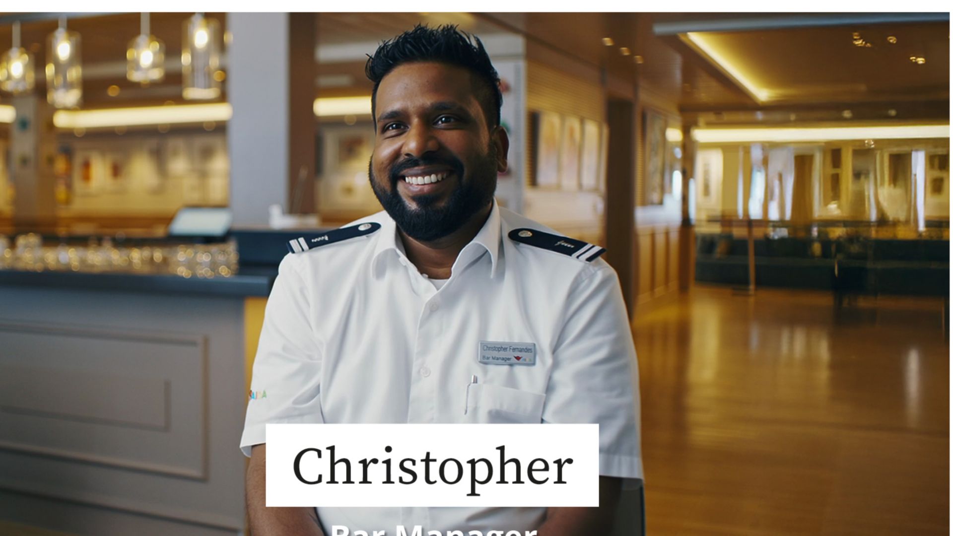 Christopher Fernandes at the Art Bar