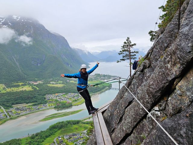 Nervenkitzel pur: Via Ferrata Romstalsstigen