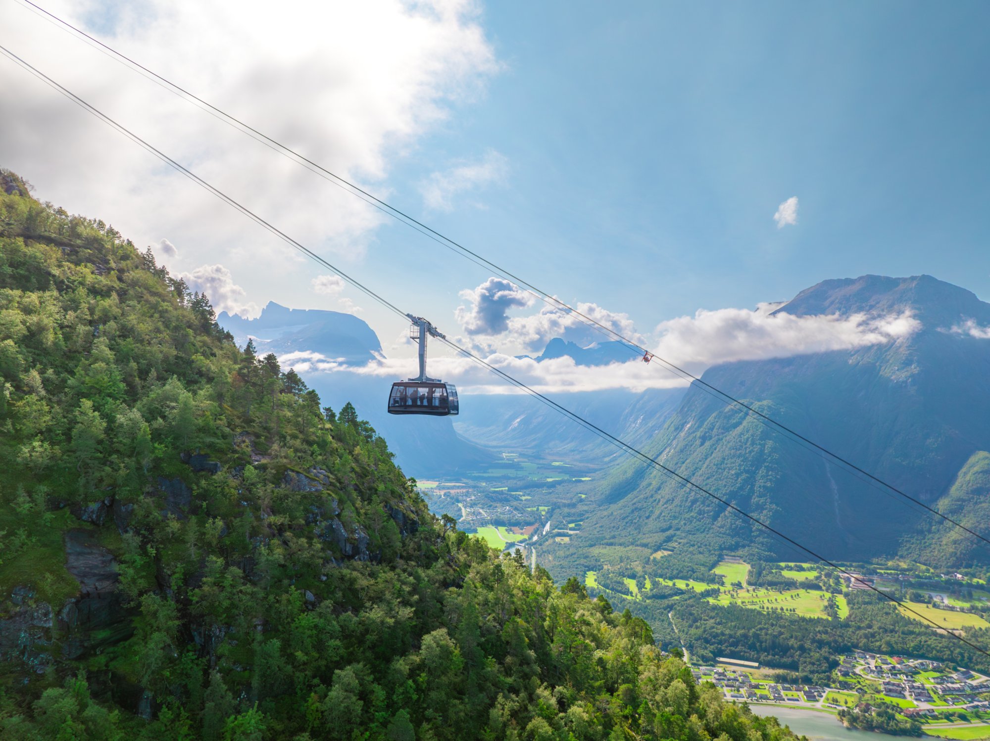 Ticket (Hin-& Rückfahrt) Romsdalen Seilbahn
