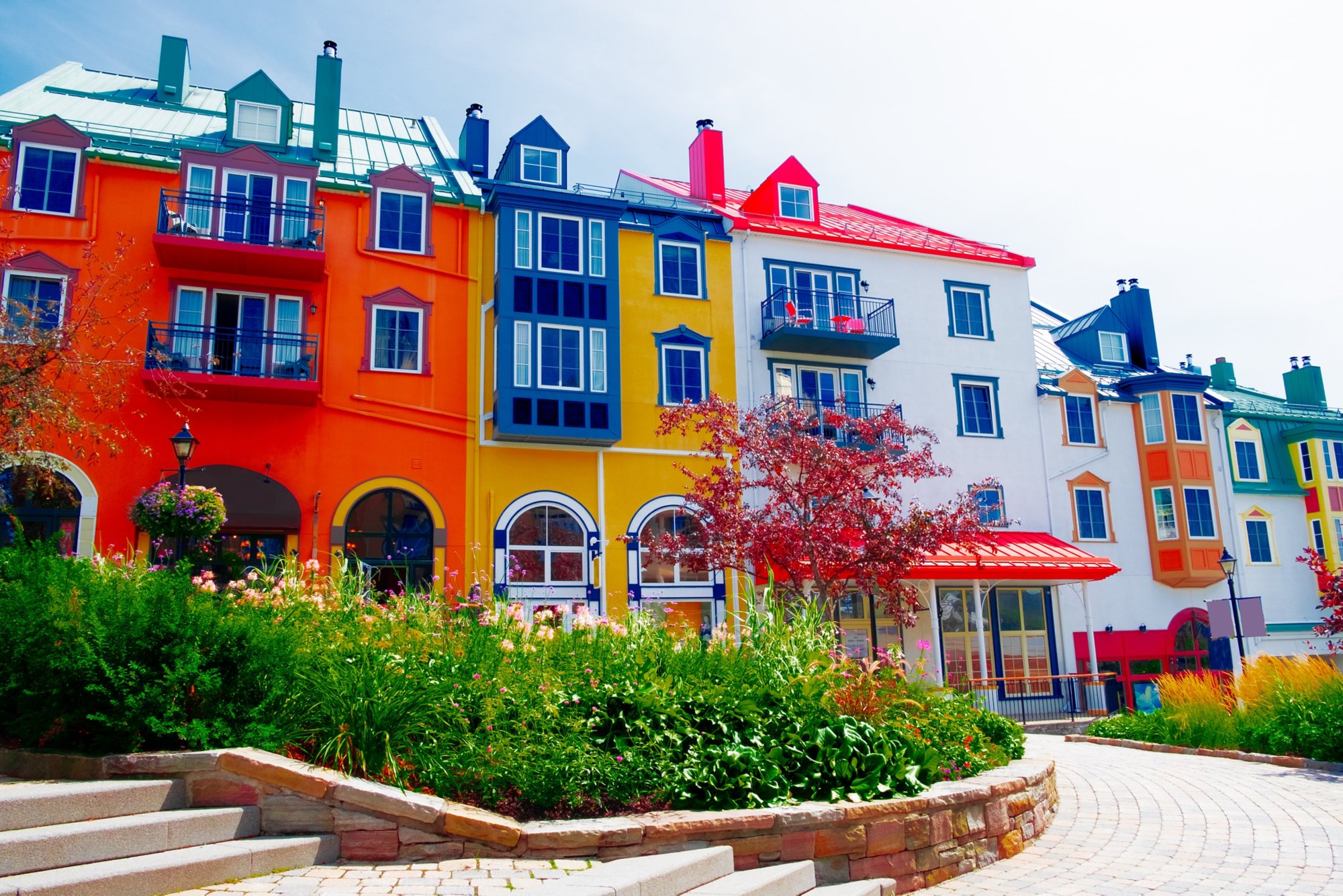 Colorful town, Canada