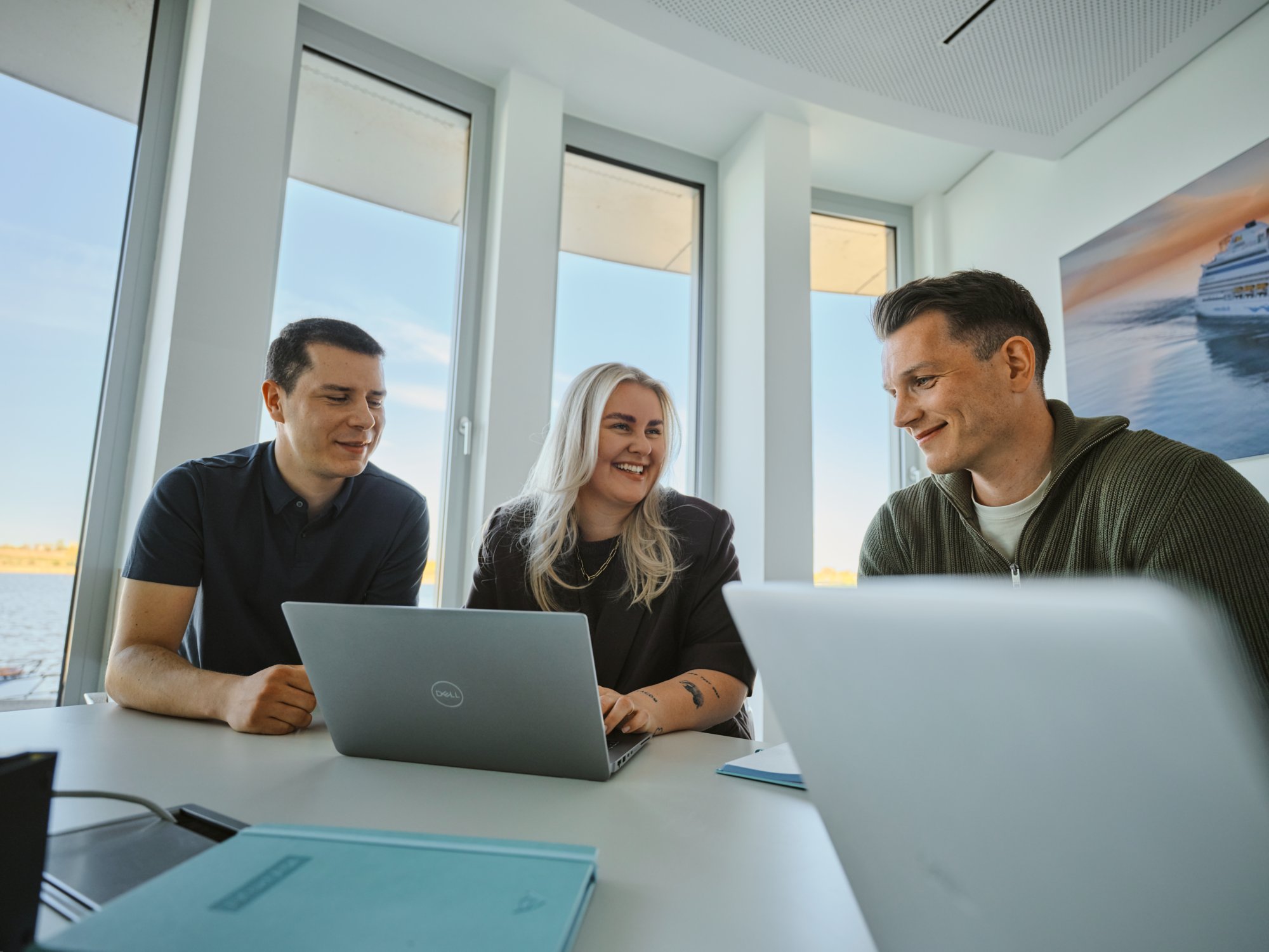 AIDA Mitarbeiter im Büro