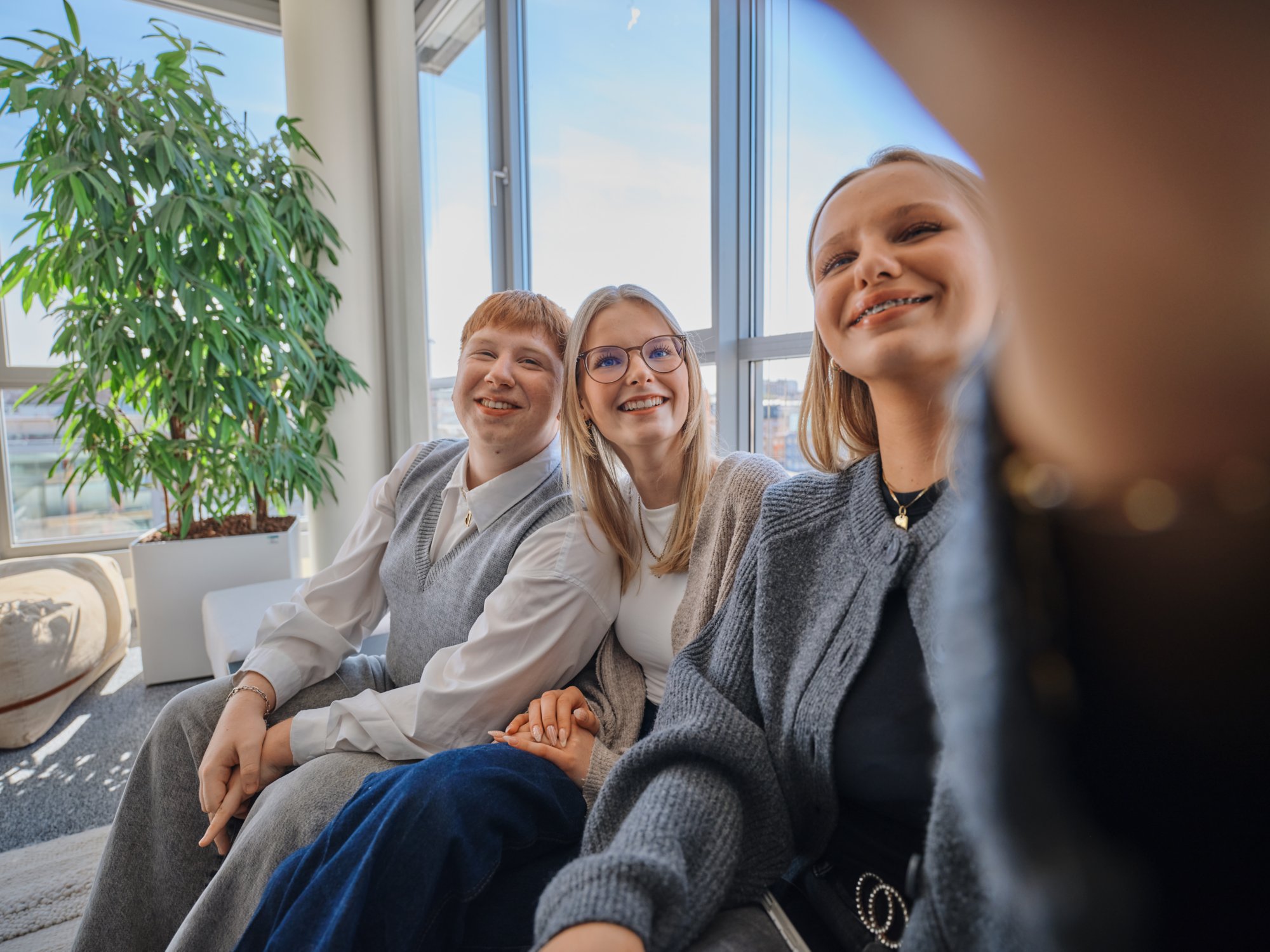 AIDA Junioren machen ein Selfie