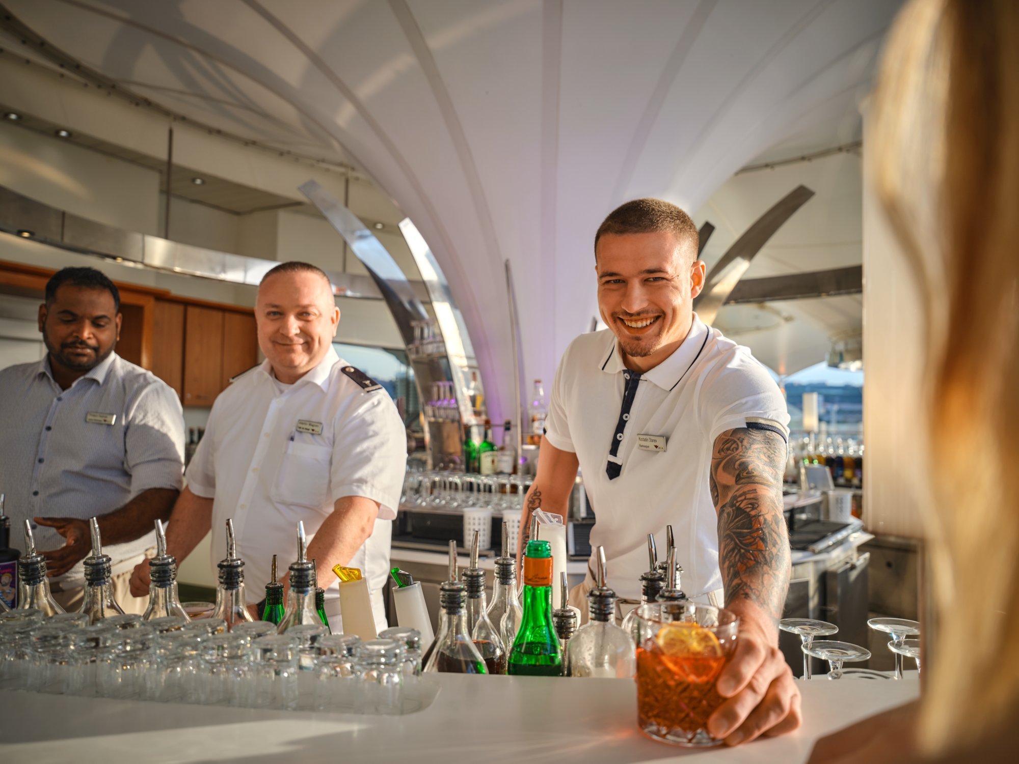 Bar manager at the Lanai Bar