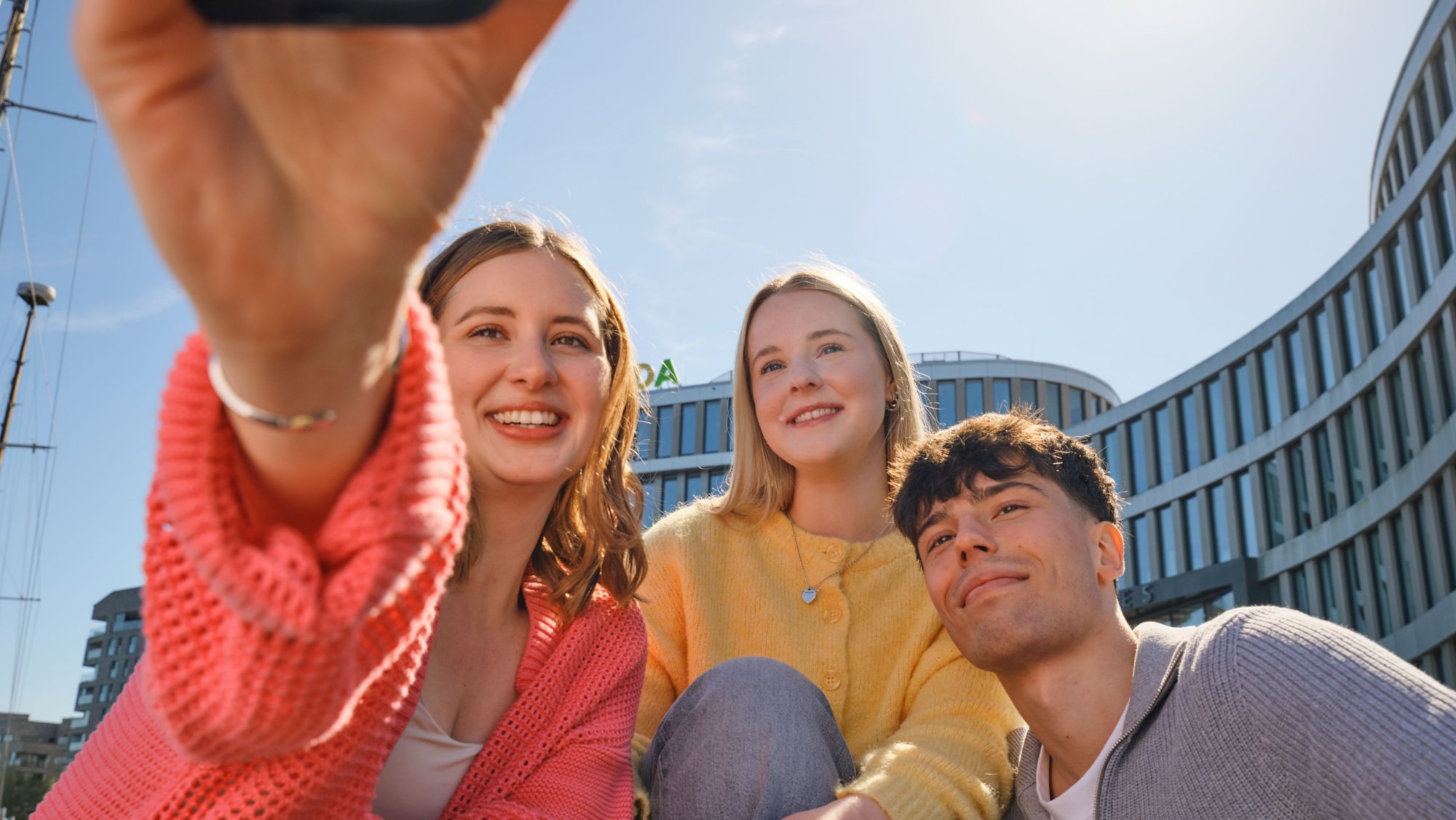 AIDA Junioren machen ein Selfie