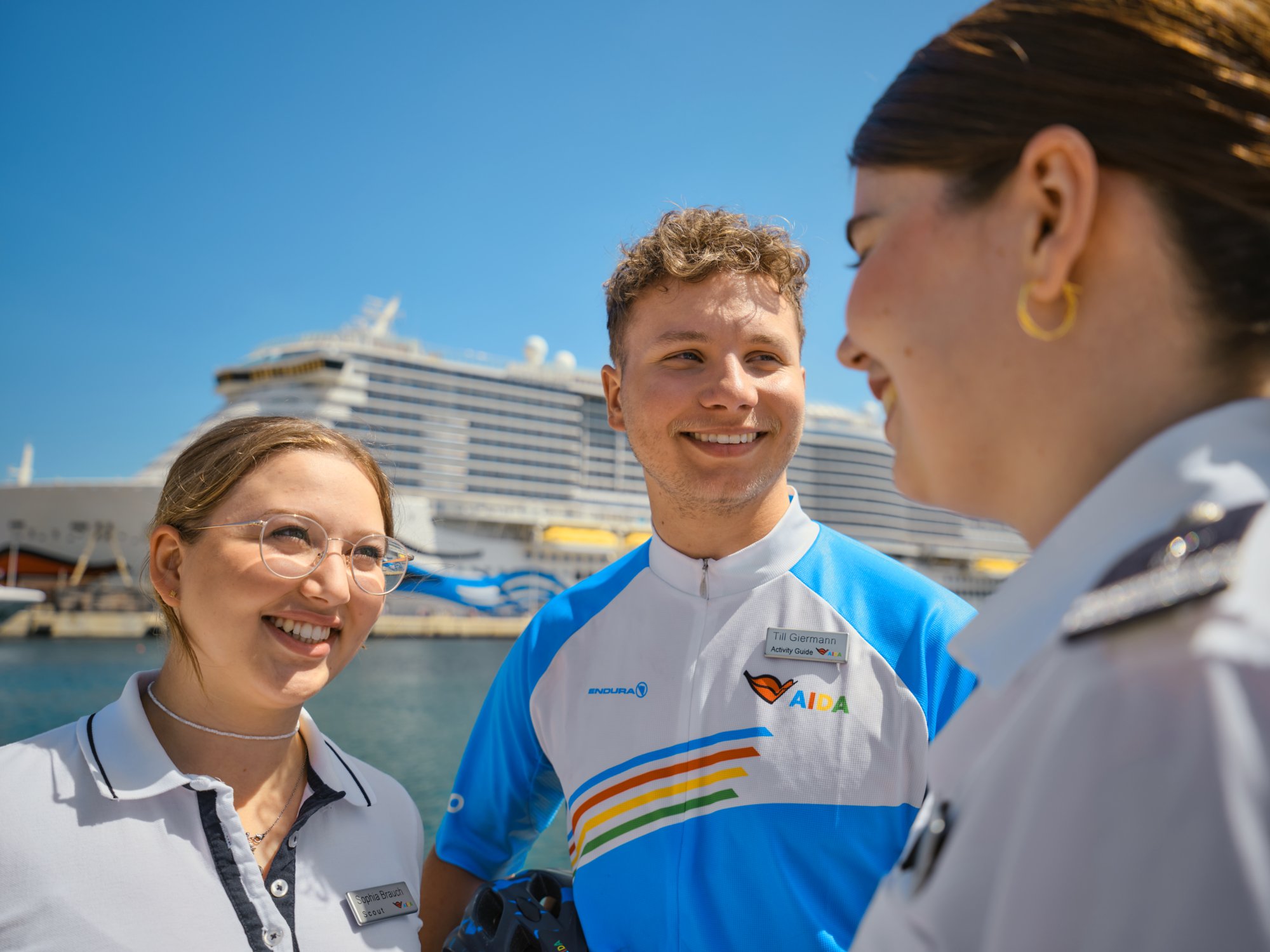 AIDA Crew beim Landausflug 